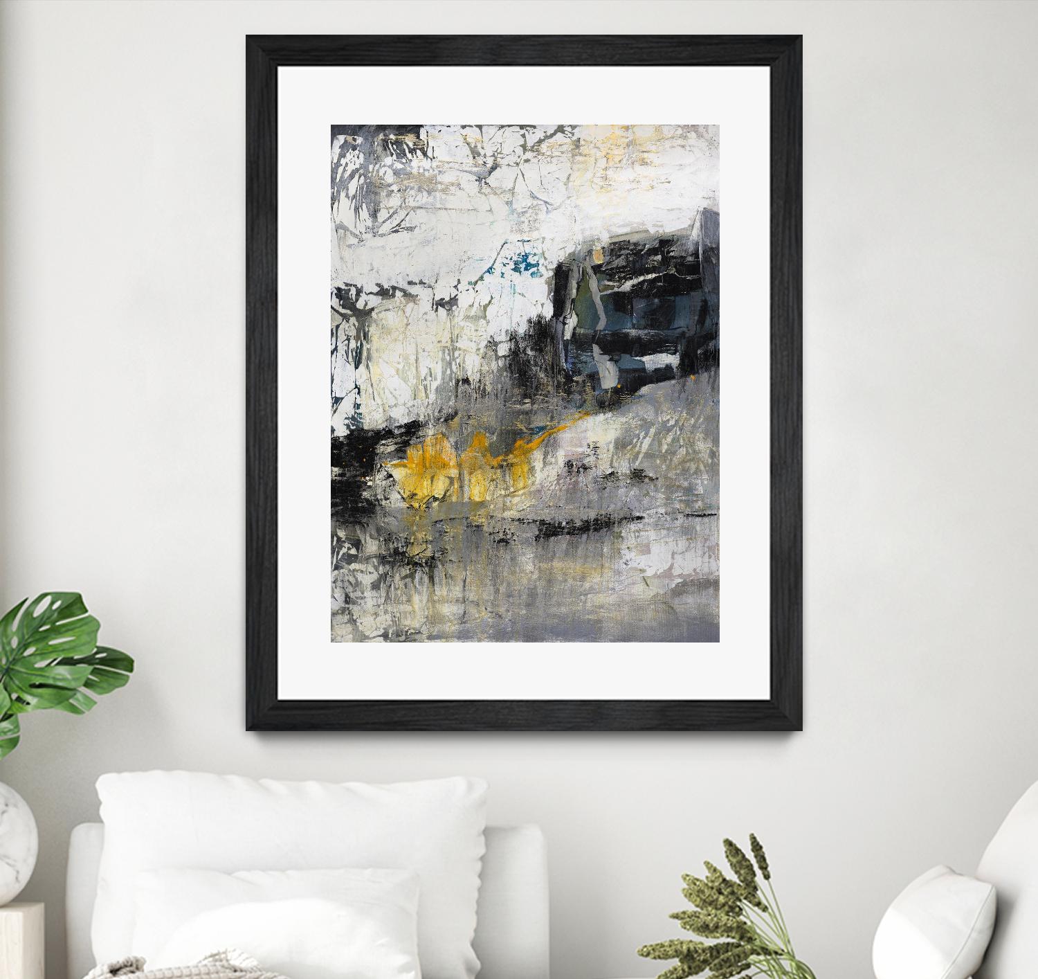 The Hike by Daleno Art on GIANT ART - blue abstract abstrait