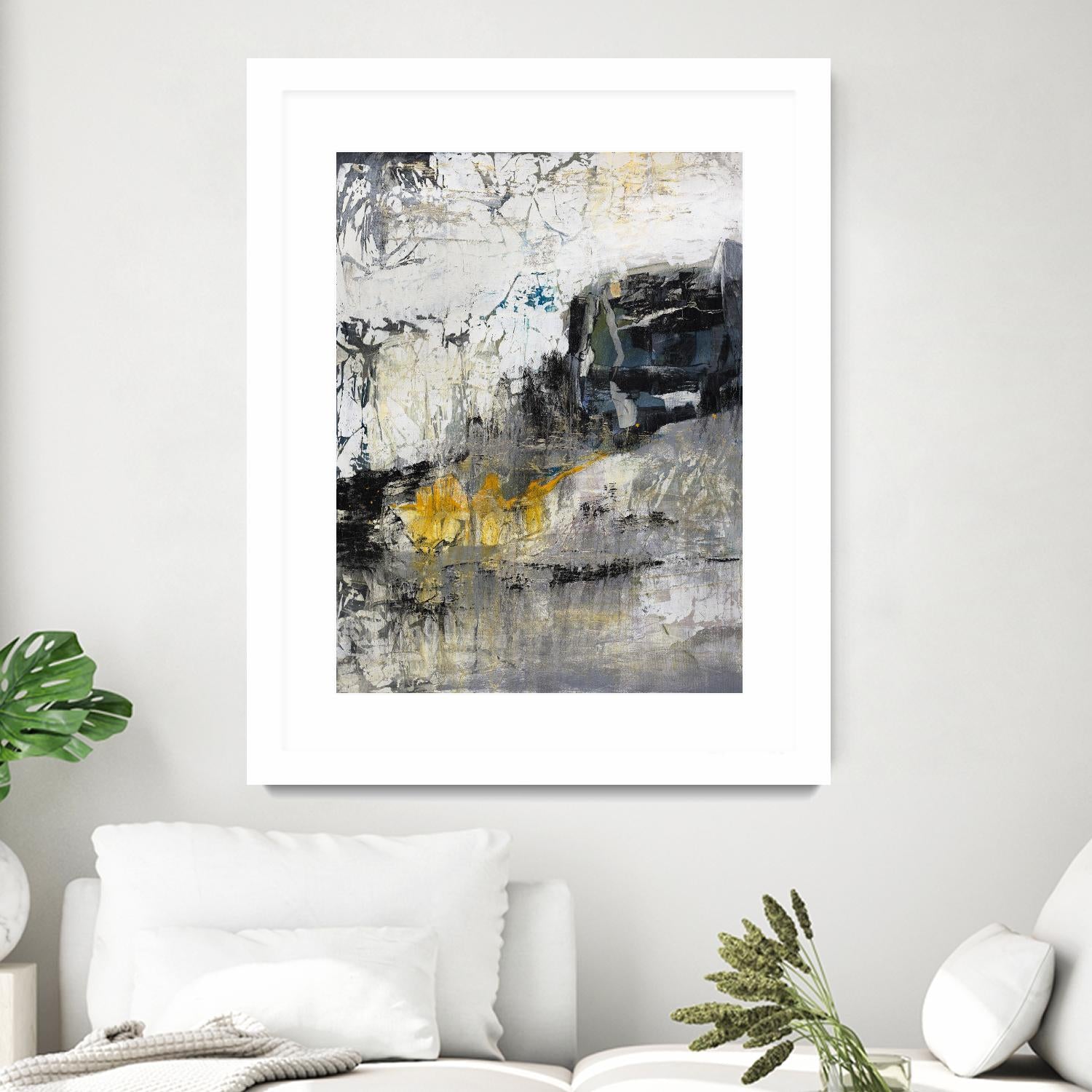 The Hike by Daleno Art on GIANT ART - blue abstract abstrait