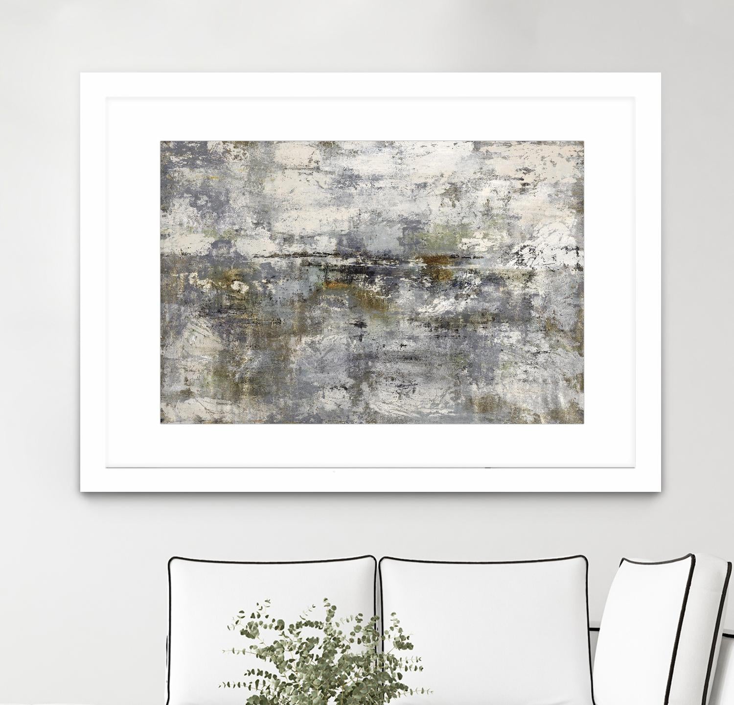 Luminous Dive by Daleno Art on GIANT ART - white abstract