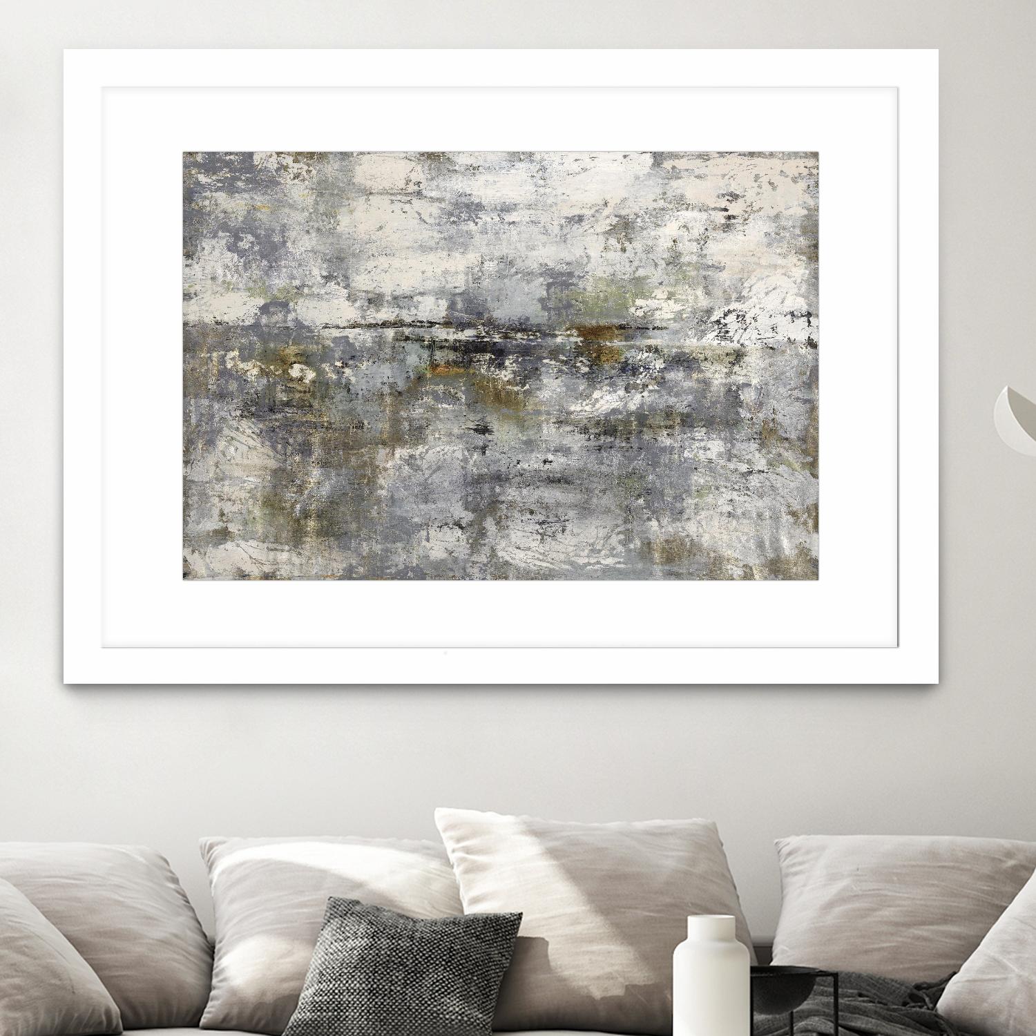 Luminous Dive by Daleno Art on GIANT ART - white abstract