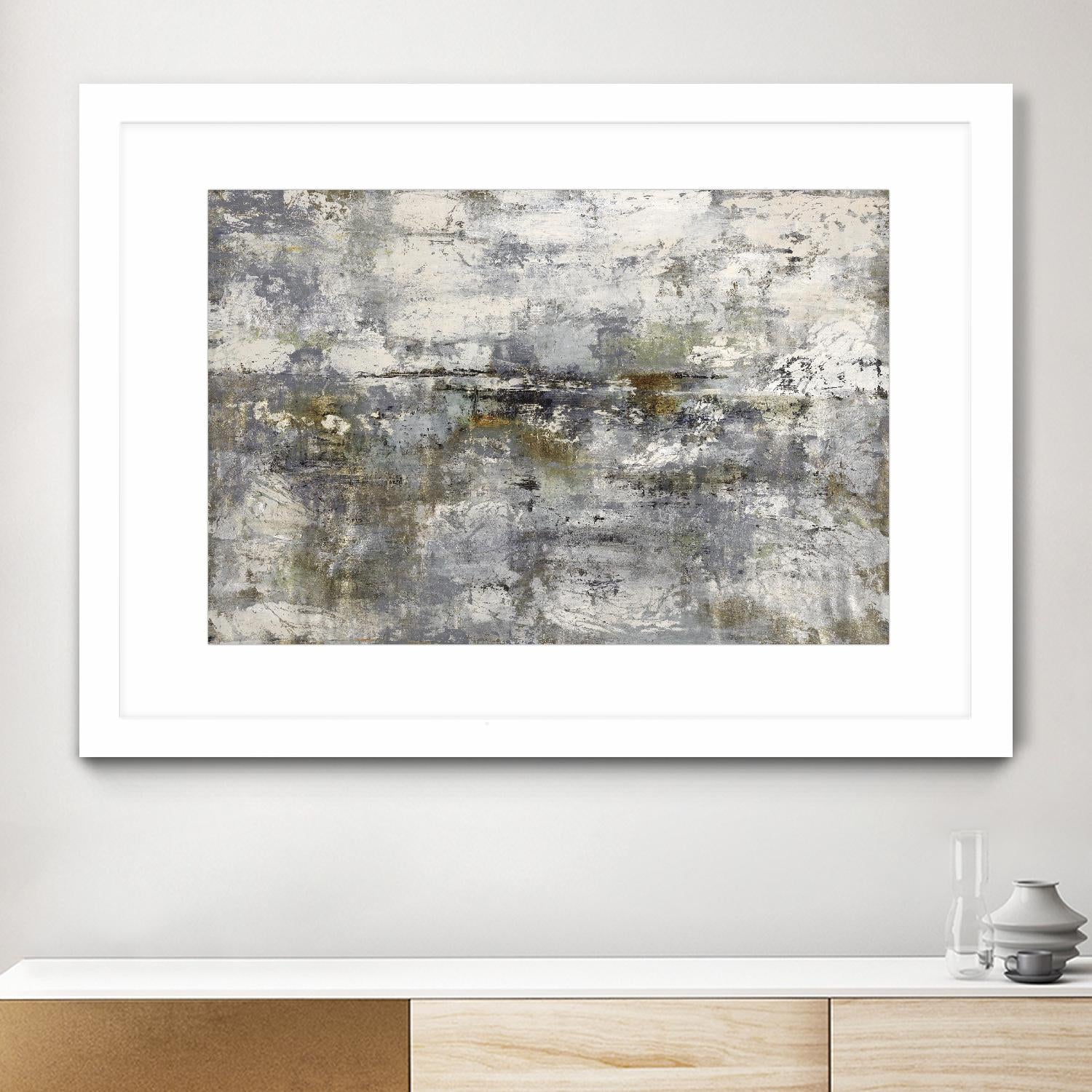 Luminous Dive by Daleno Art on GIANT ART - white abstract