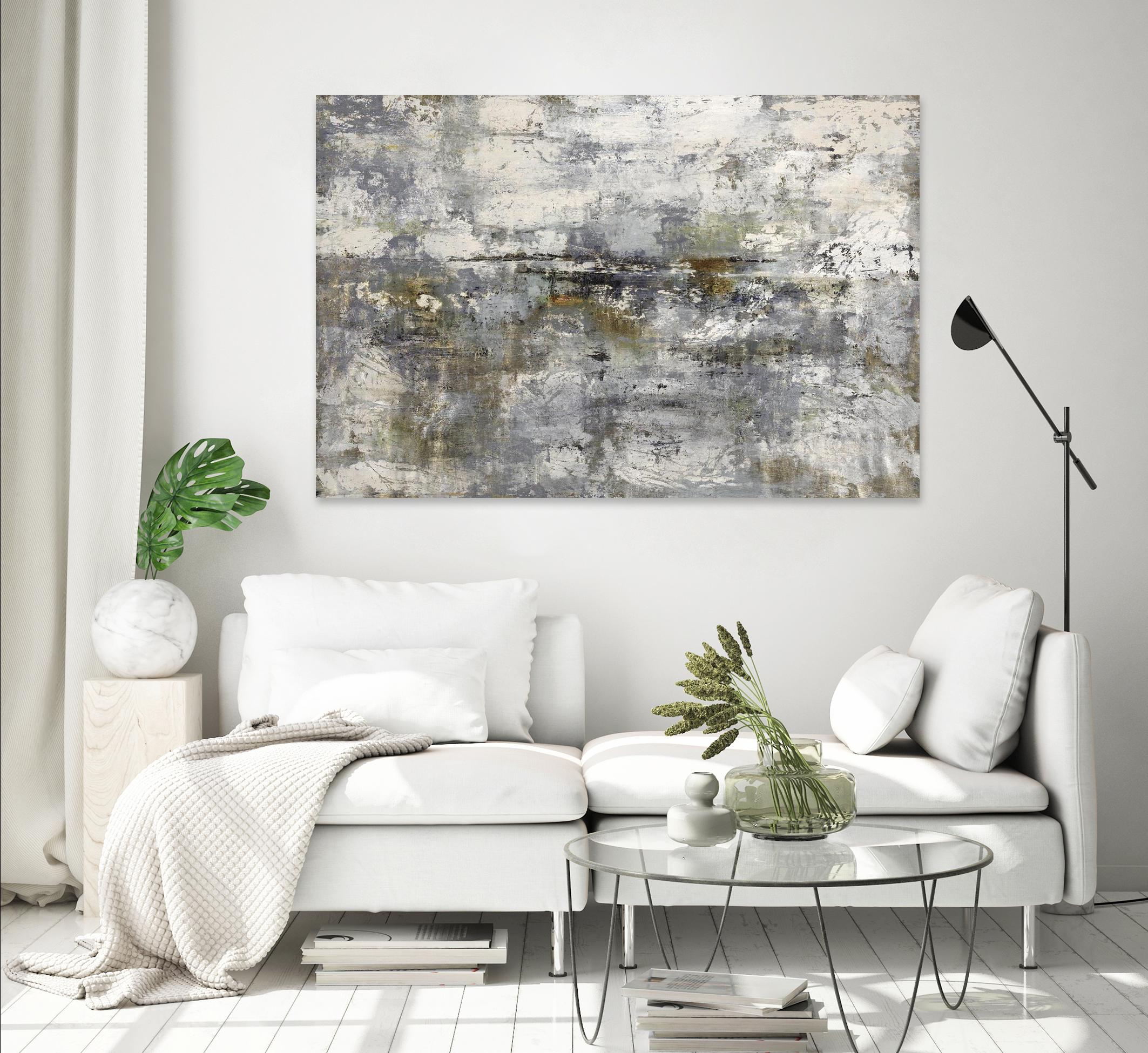 Luminous Dive by Daleno Art on GIANT ART - white abstract
