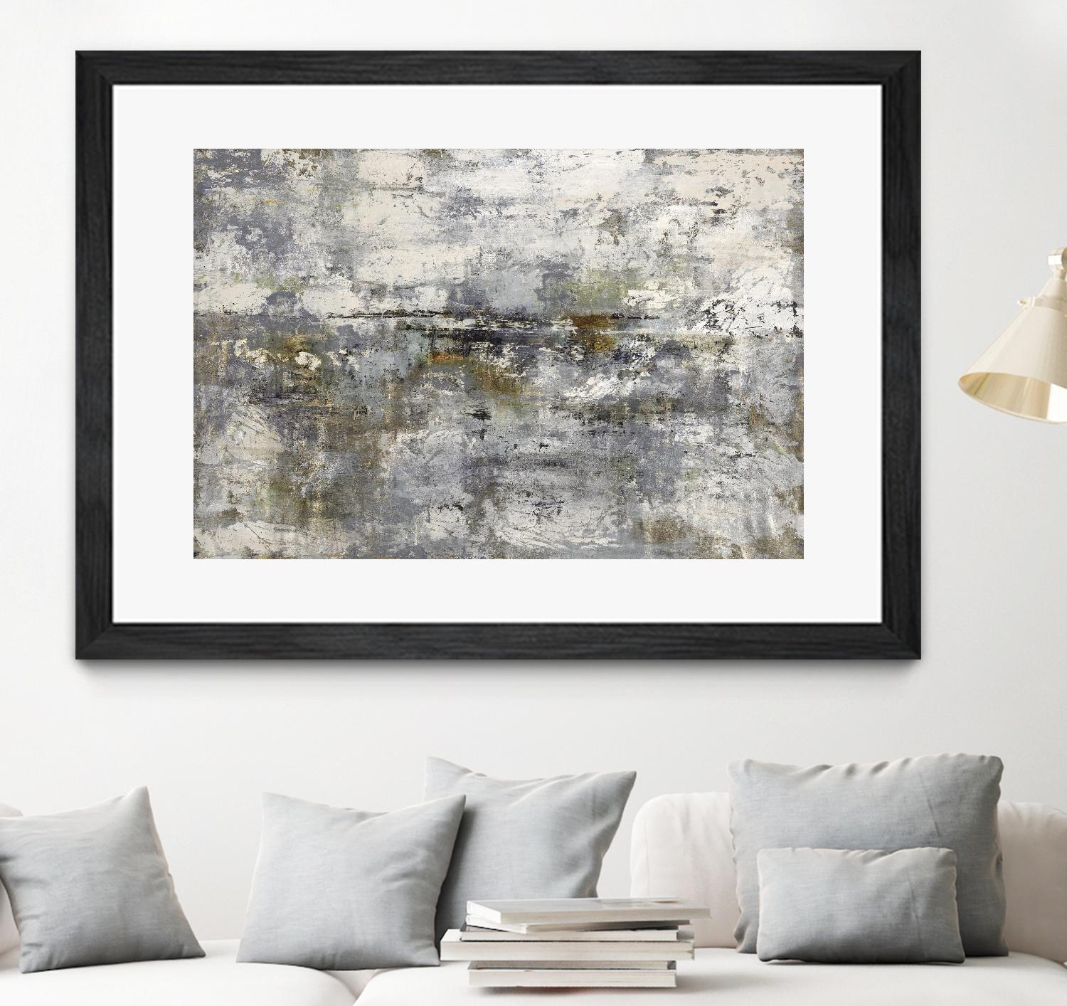 Luminous Dive by Daleno Art on GIANT ART - white abstract