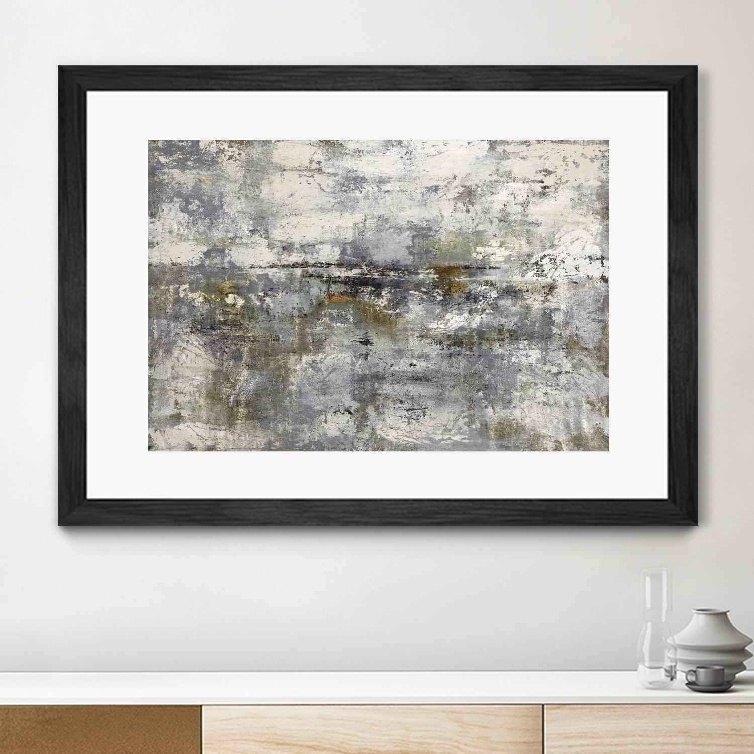 Luminous Dive by Daleno Art on GIANT ART - white abstract