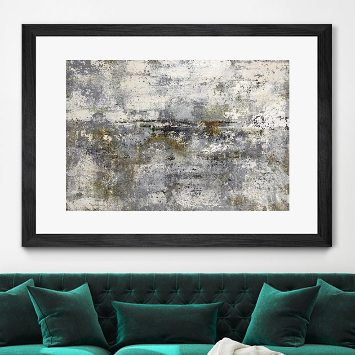 Luminous Dive by Daleno Art on GIANT ART - white abstract