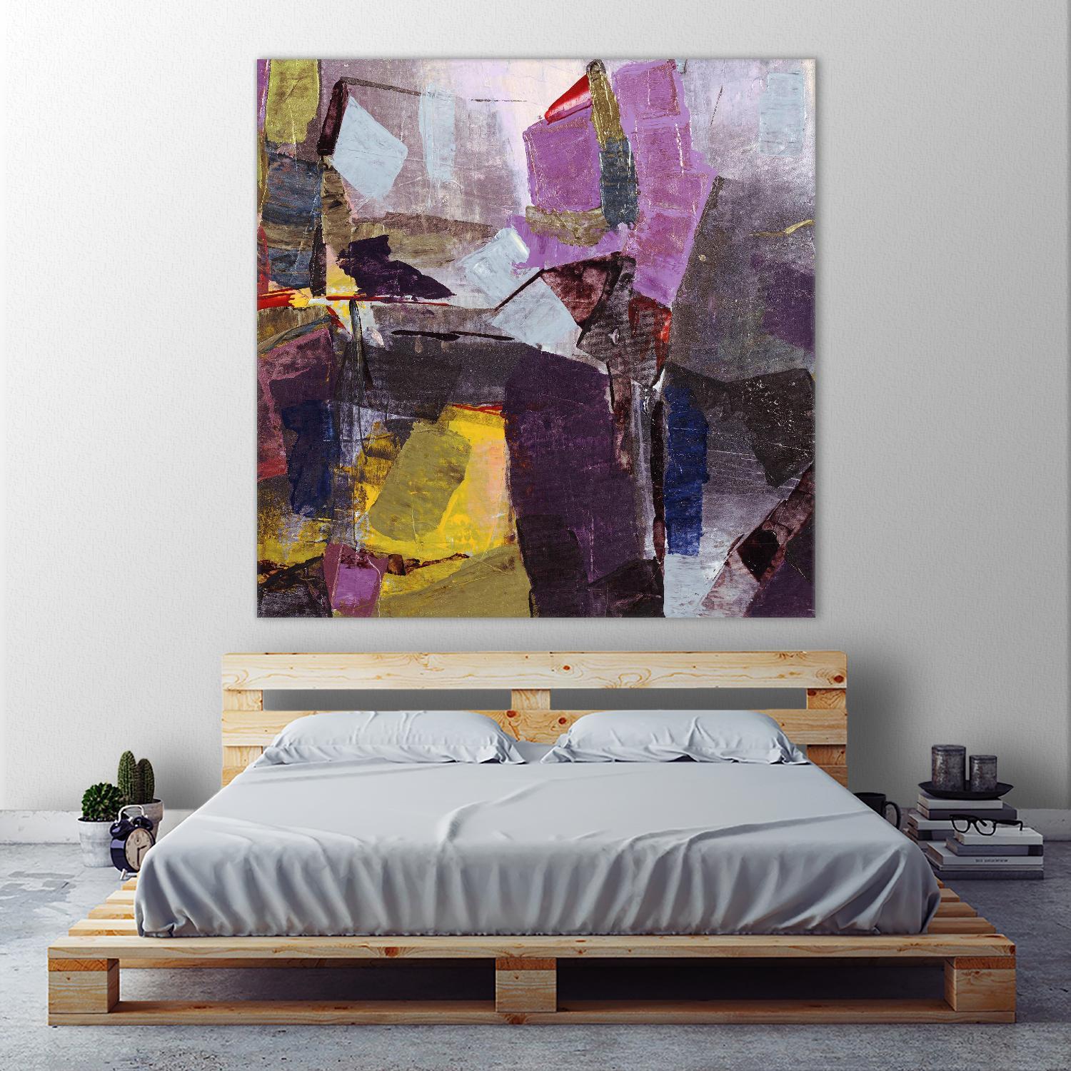 Broadway Nights by Daleno Art on GIANT ART - gold abstract abstrait