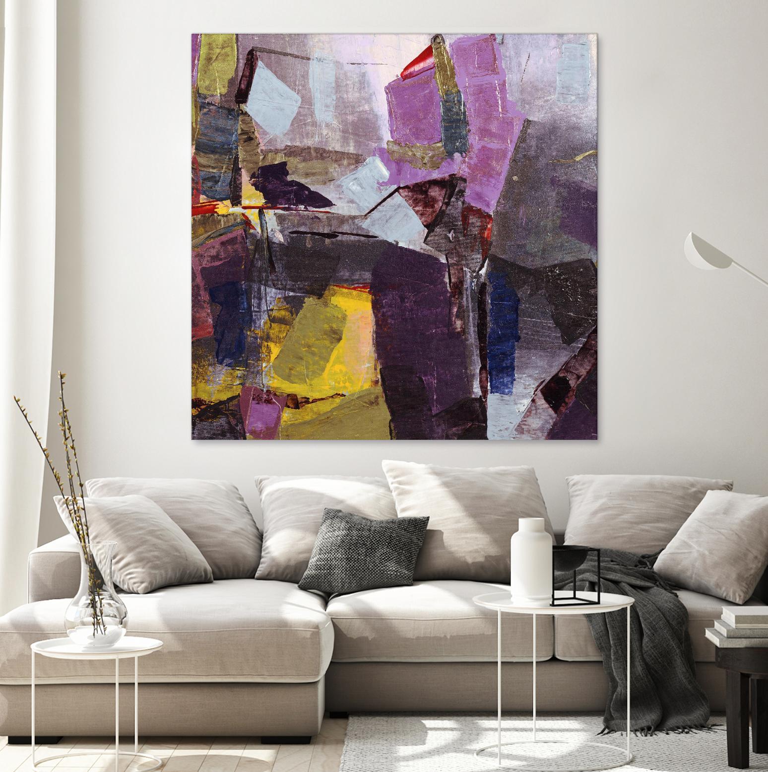 Broadway Nights by Daleno Art on GIANT ART - gold abstract abstrait