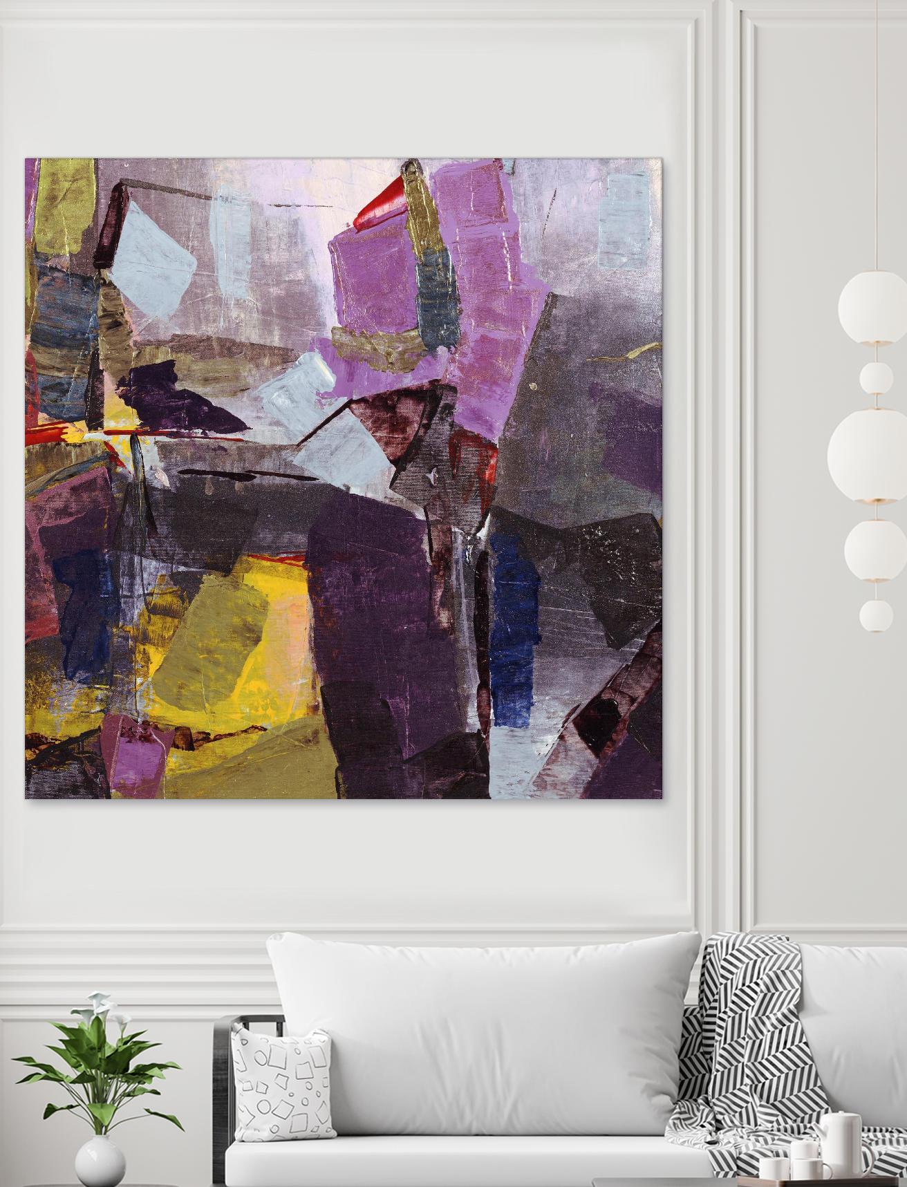 Broadway Nights by Daleno Art on GIANT ART - gold abstract abstrait