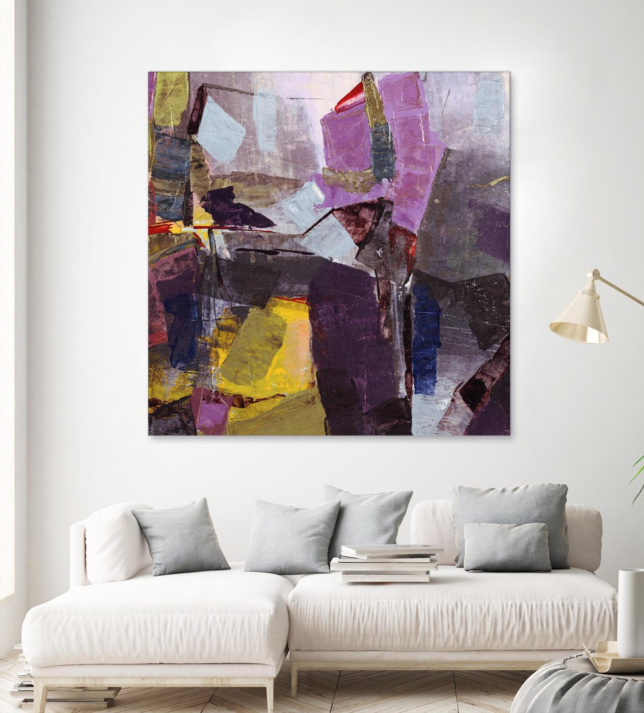 Broadway Nights by Daleno Art on GIANT ART - gold abstract abstrait