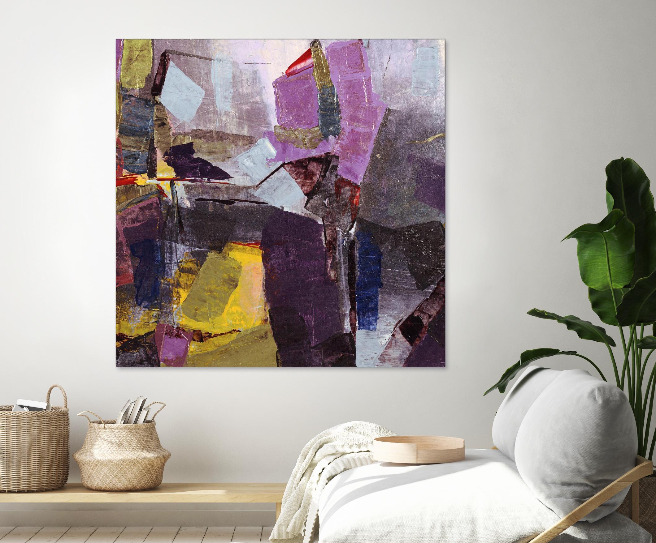 Broadway Nights by Daleno Art on GIANT ART - gold abstract abstrait
