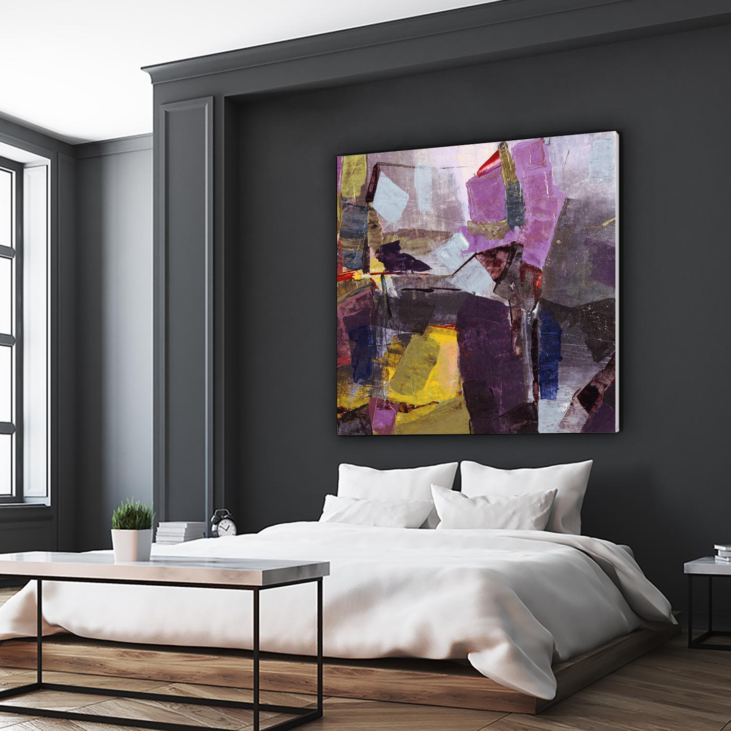 Broadway Nights by Daleno Art on GIANT ART - gold abstract abstrait