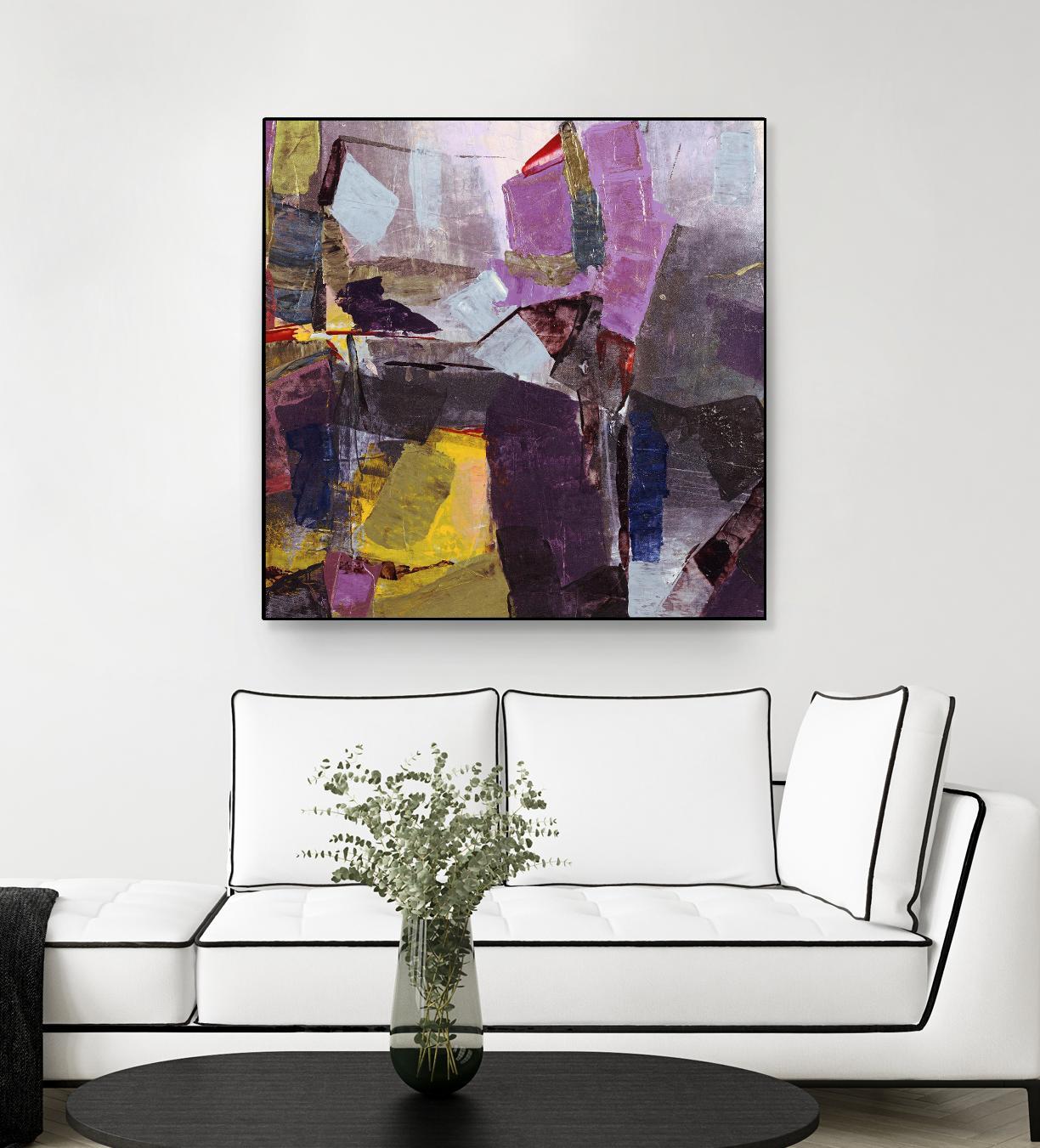Broadway Nights by Daleno Art on GIANT ART - gold abstract abstrait