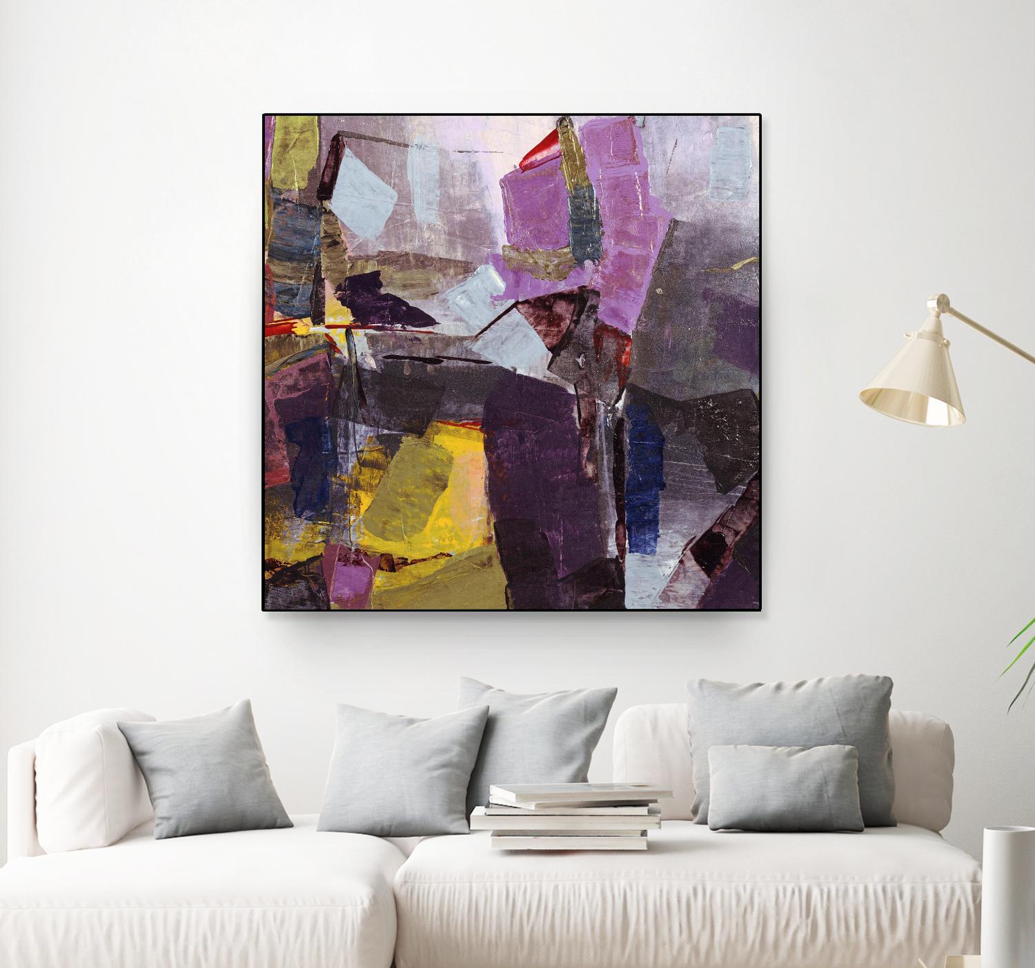 Broadway Nights by Daleno Art on GIANT ART - gold abstract abstrait