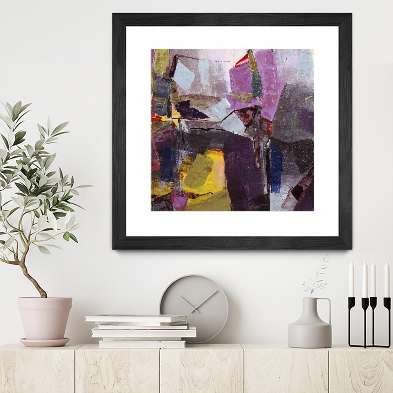 Broadway Nights by Daleno Art on GIANT ART - gold abstract abstrait