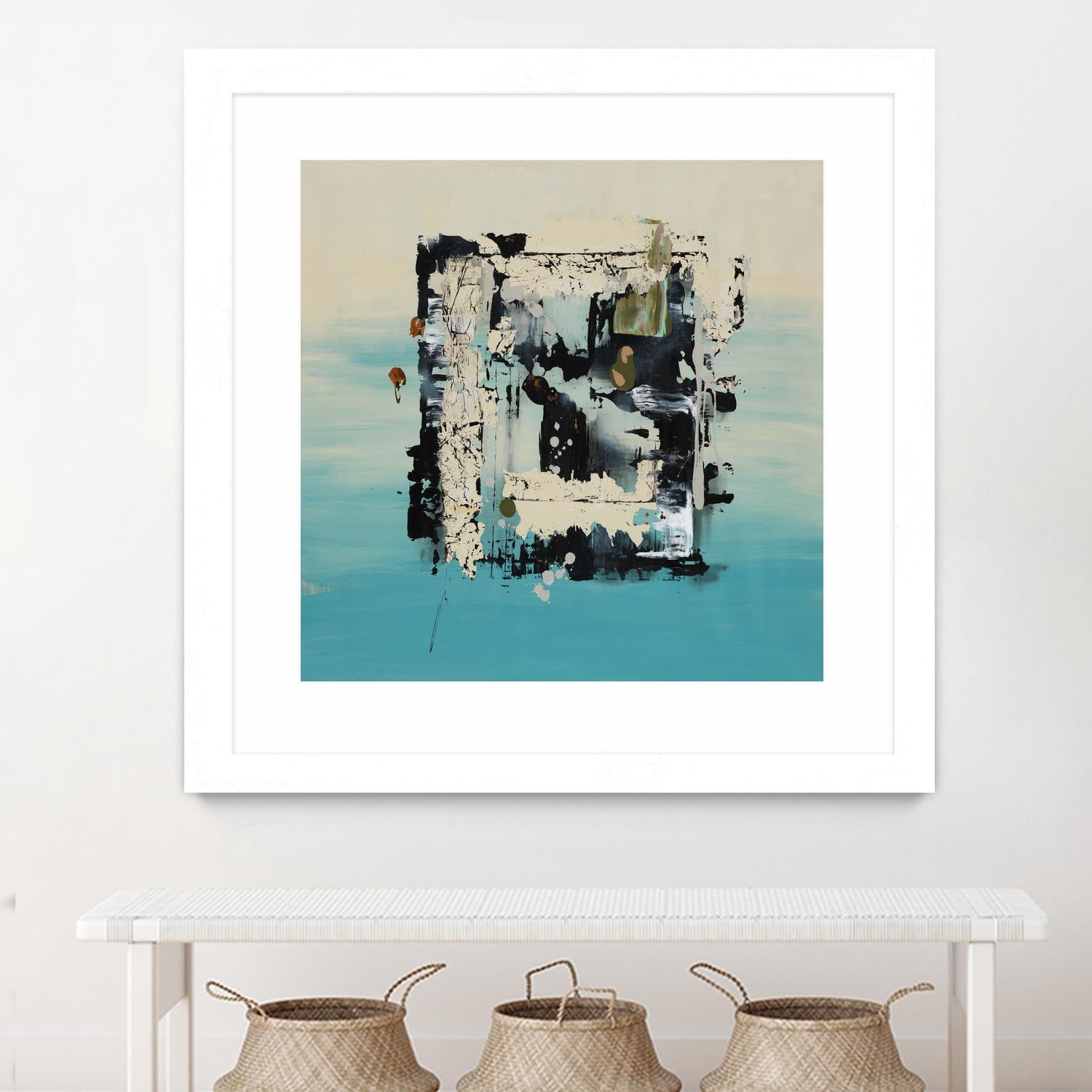 Get On The Floor by Daleno Art on GIANT ART - green abstract khaki