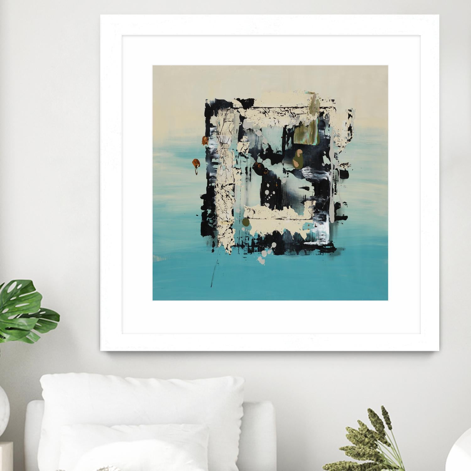 Get On The Floor by Daleno Art on GIANT ART - green abstract khaki