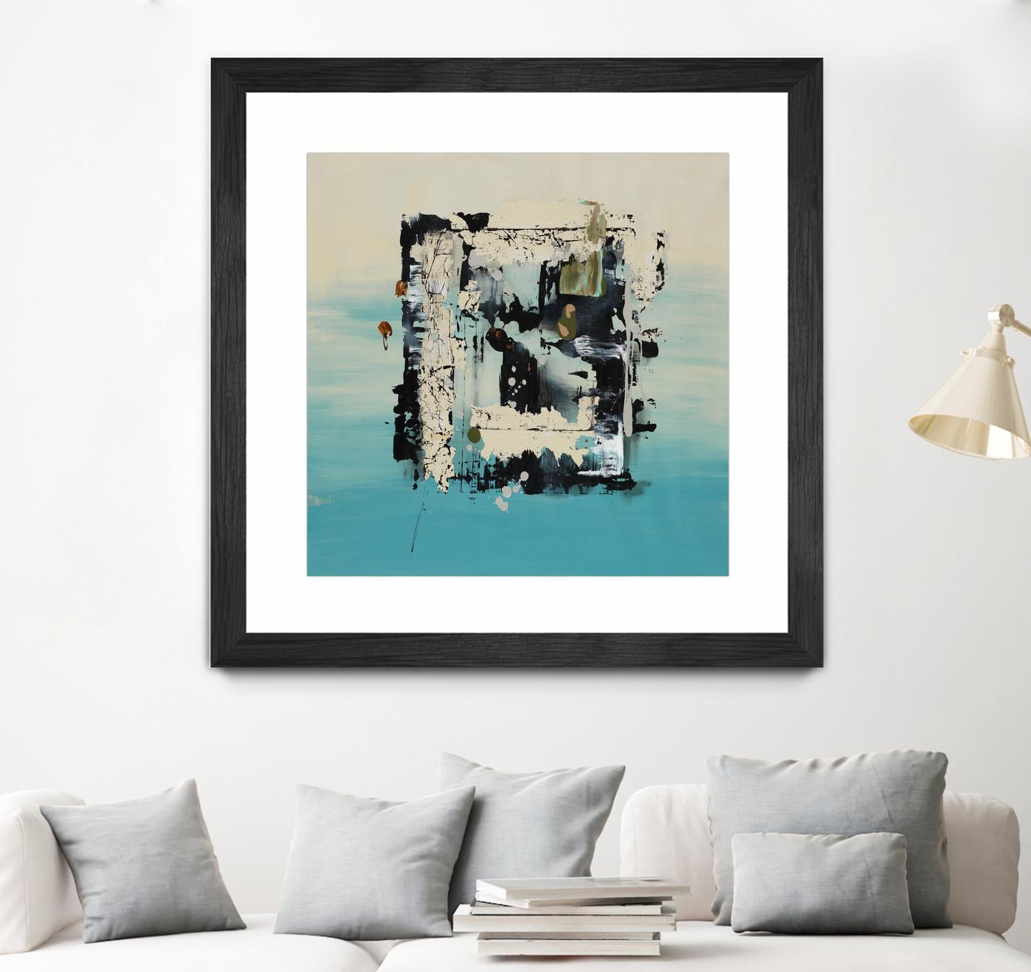 Get On The Floor by Daleno Art on GIANT ART - green abstract khaki