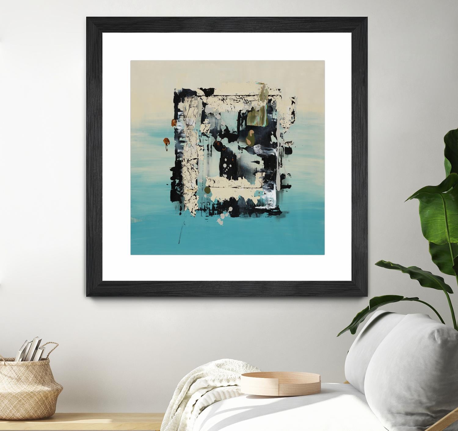 Get On The Floor by Daleno Art on GIANT ART - green abstract khaki