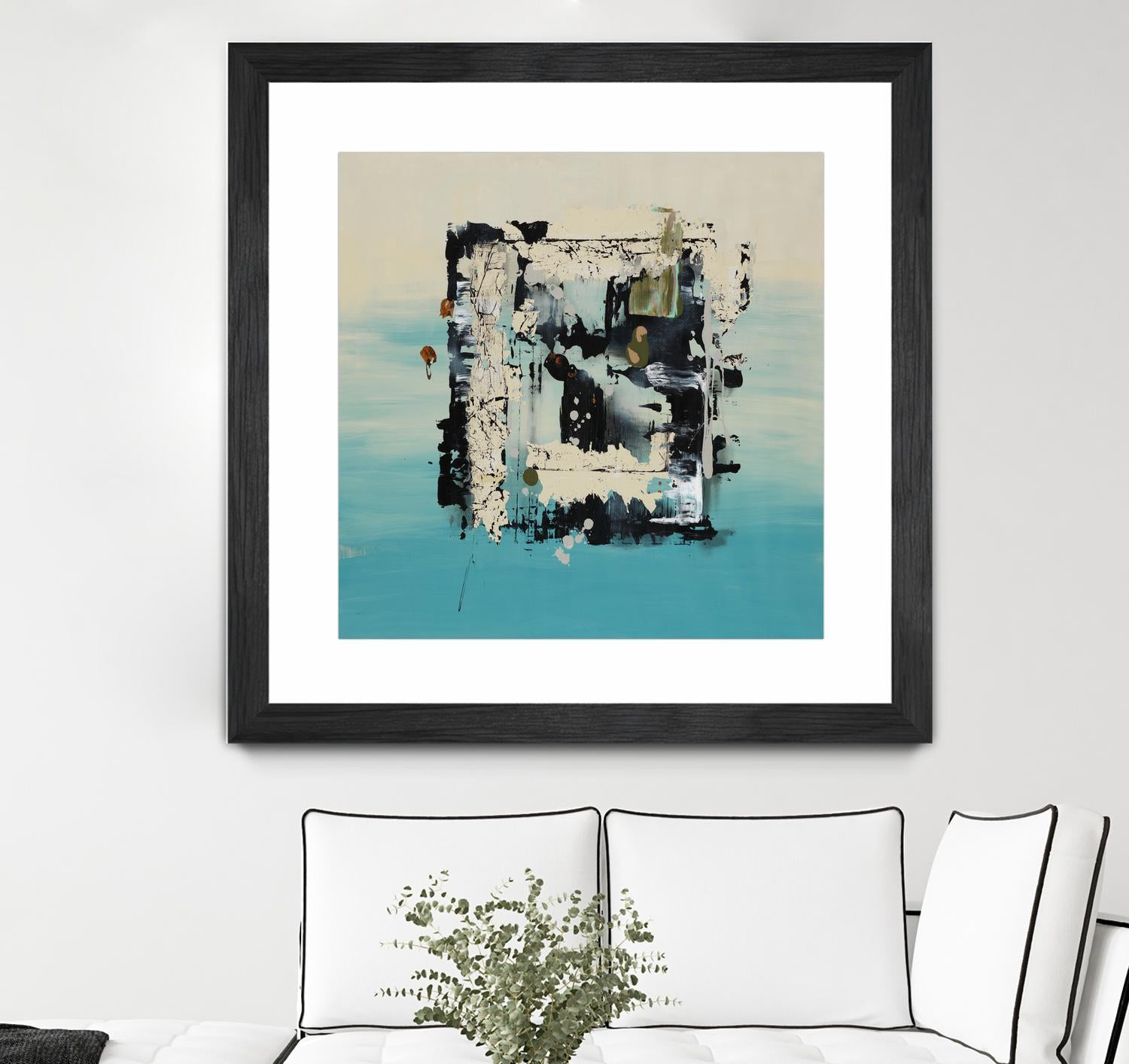 Get On The Floor by Daleno Art on GIANT ART - green abstract khaki