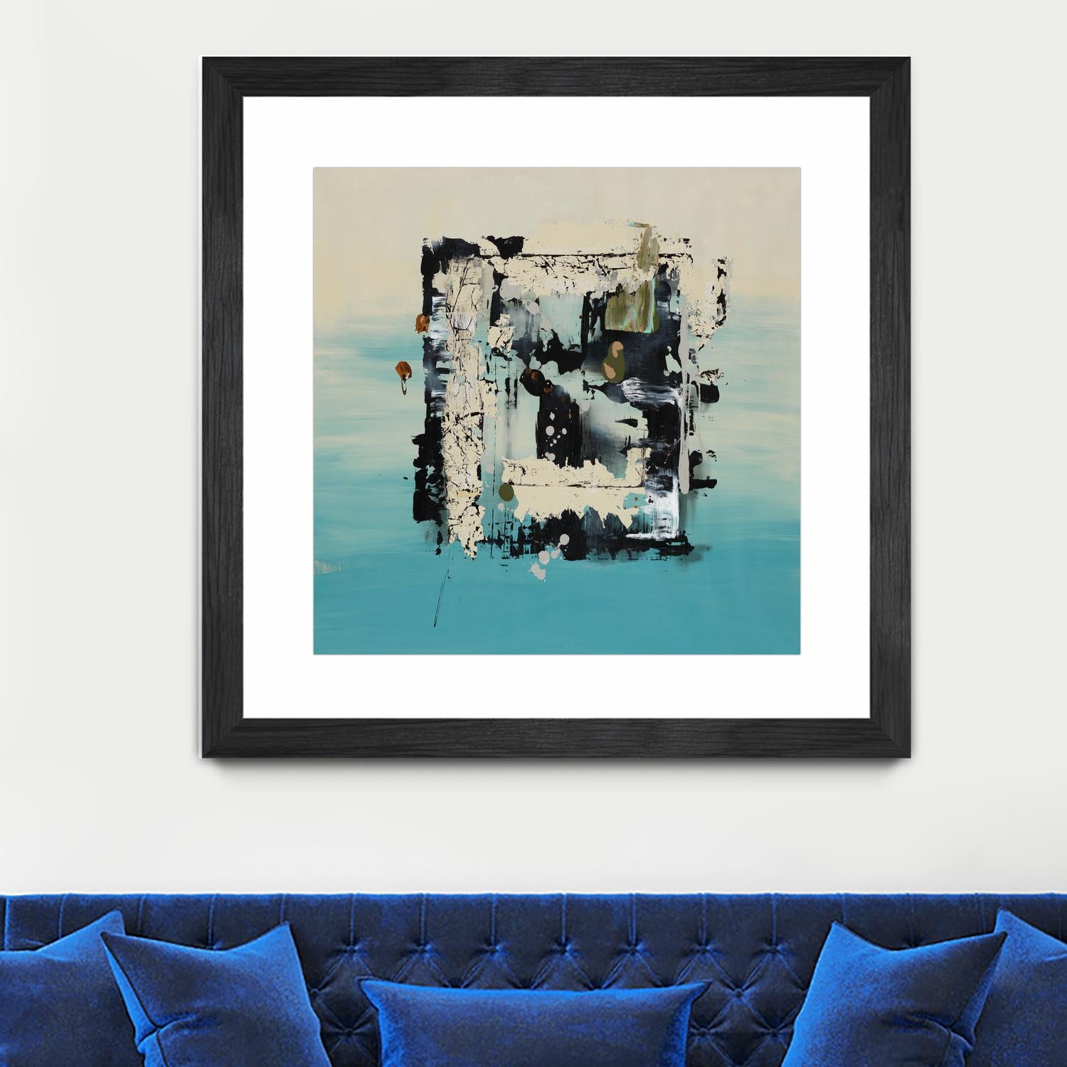 Get On The Floor by Daleno Art on GIANT ART - green abstract khaki