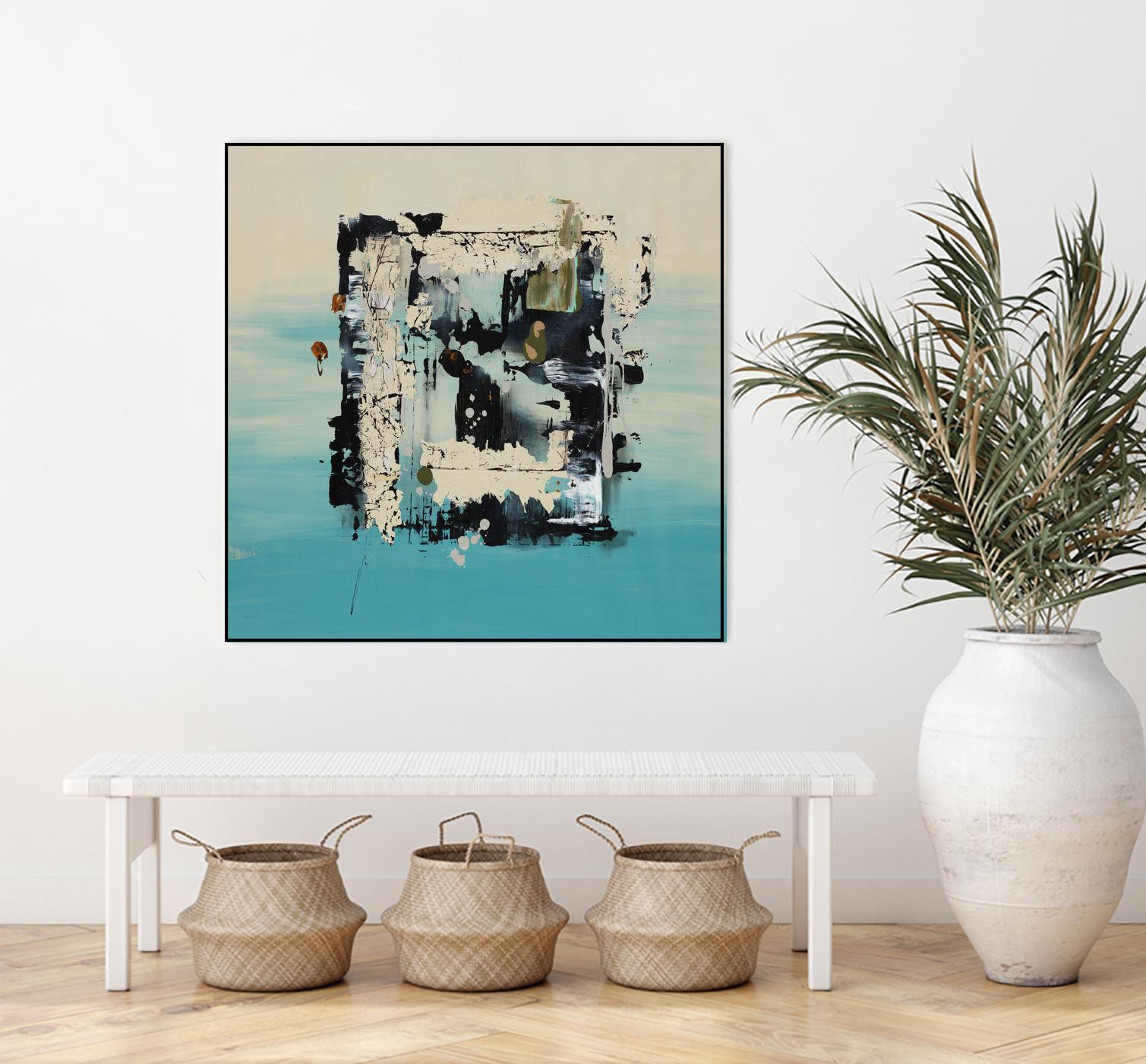 Get On The Floor by Daleno Art on GIANT ART - green abstract khaki