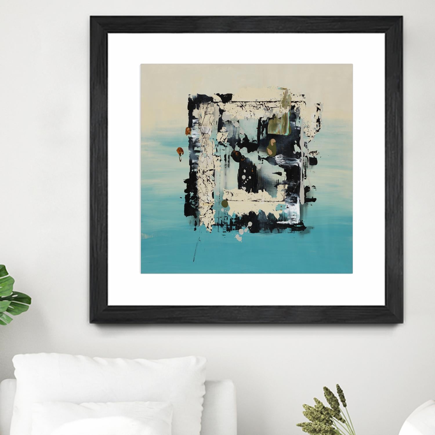 Get On The Floor by Daleno Art on GIANT ART - green abstract khaki