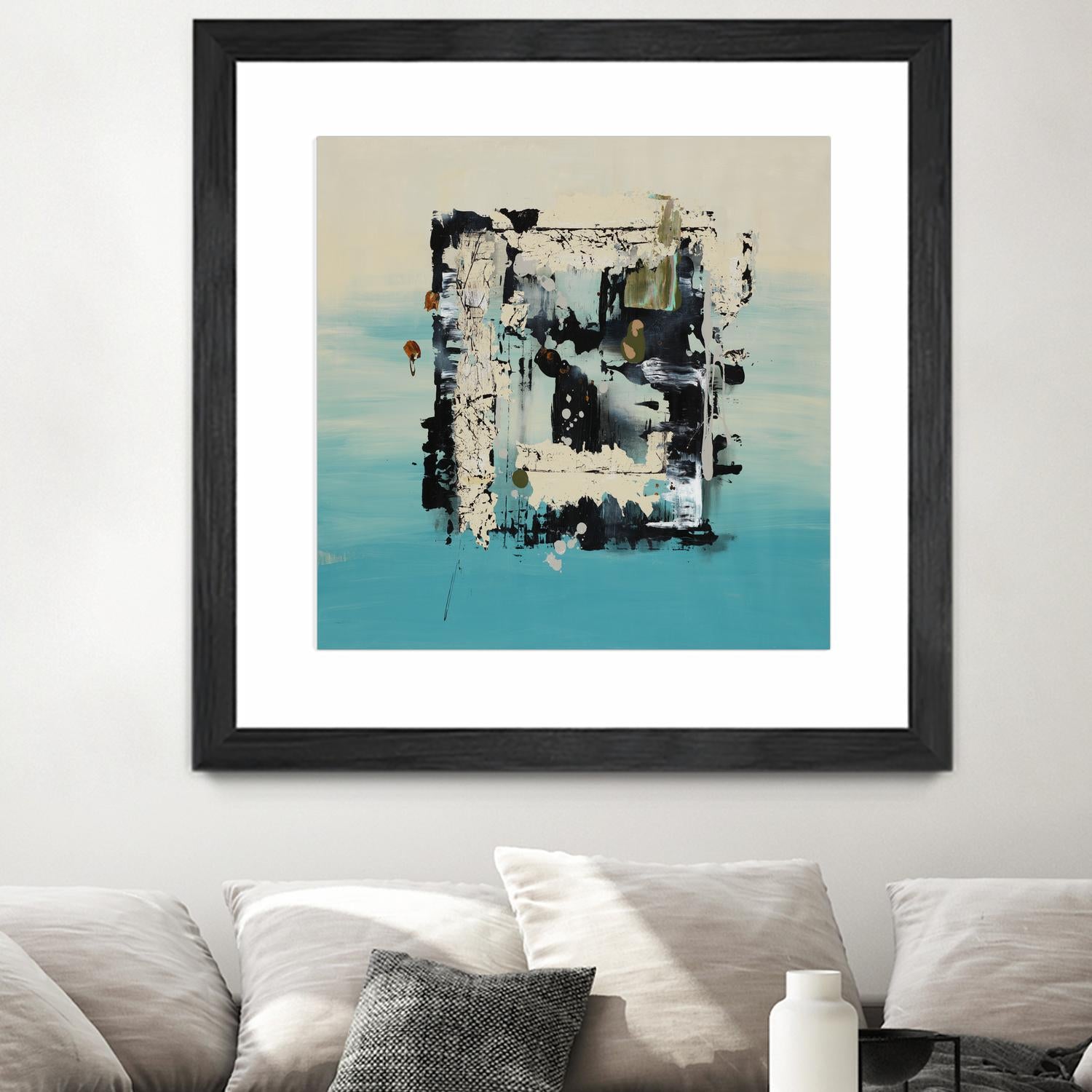 Get On The Floor by Daleno Art on GIANT ART - green abstract khaki