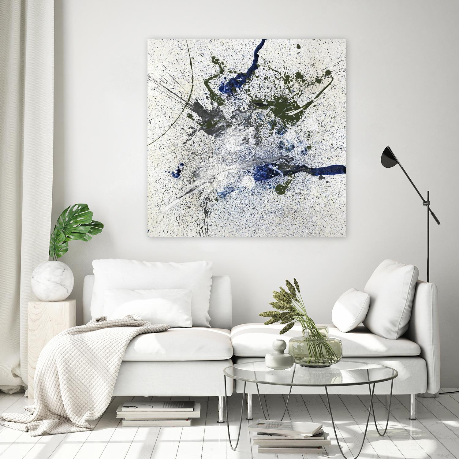 In the Arena by Daleno Art on GIANT ART - green abstract