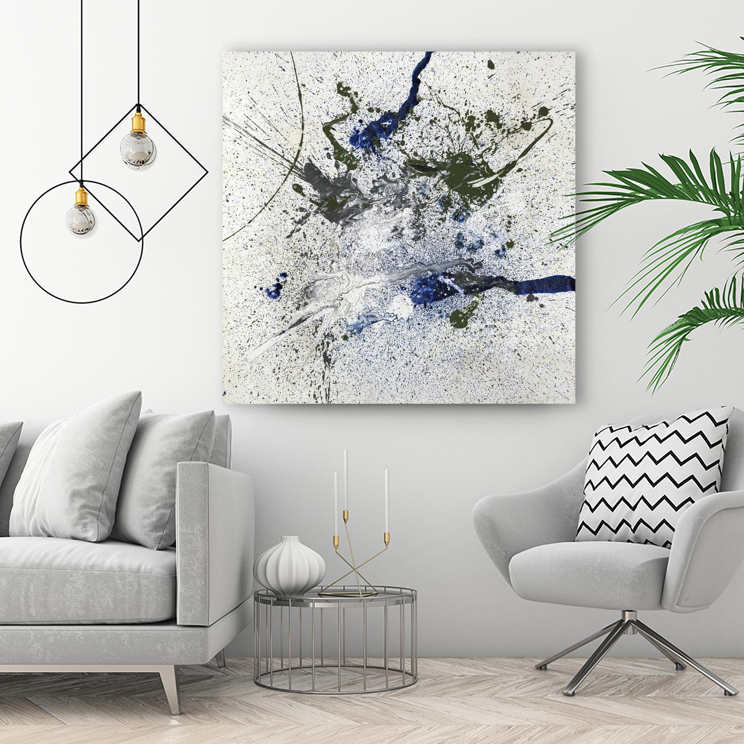 In the Arena by Daleno Art on GIANT ART - green abstract