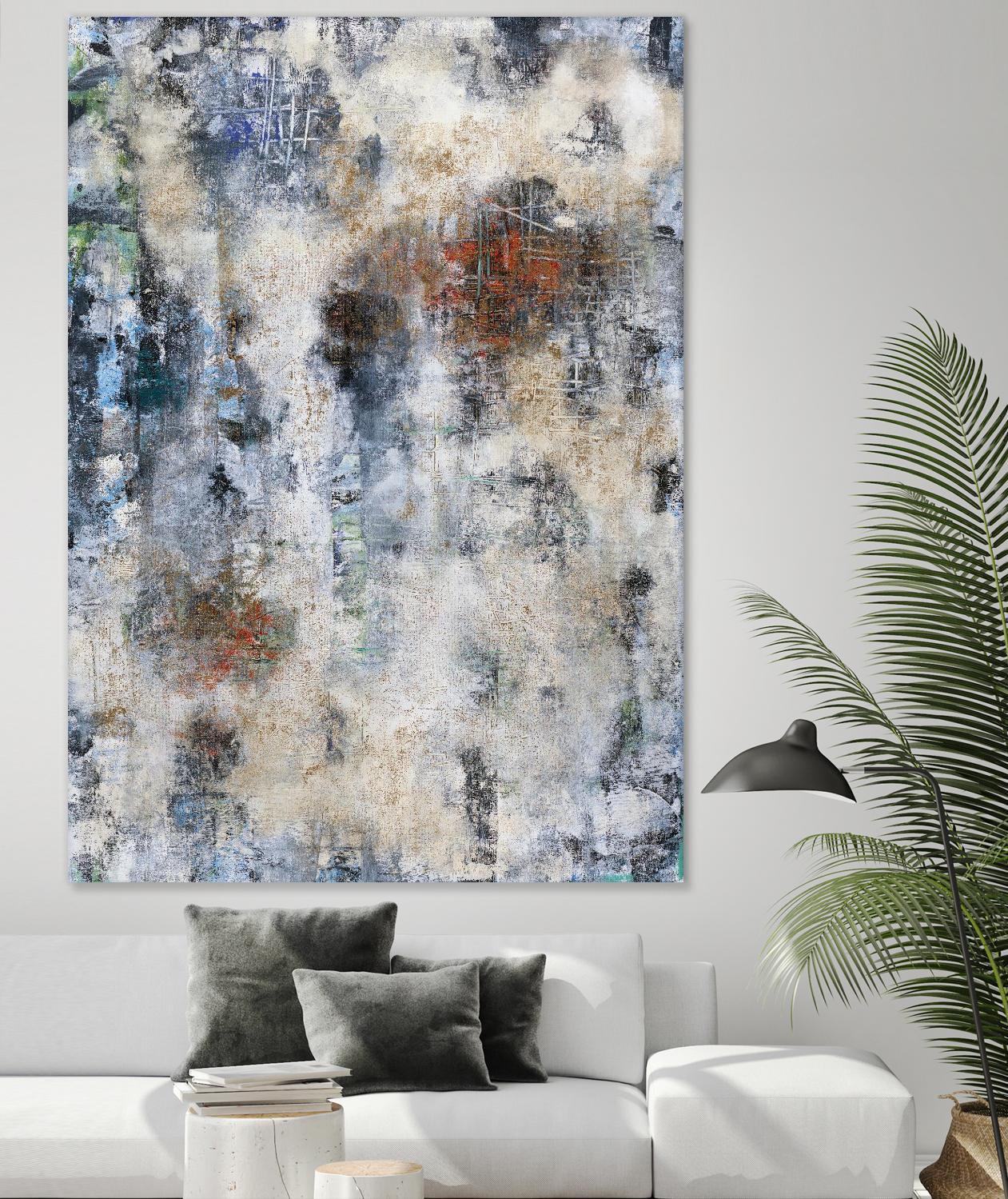 Constructed Concrete by Daleno Art on GIANT ART - red abstract abstrait