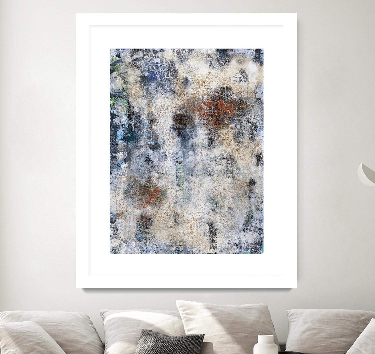 Constructed Concrete by Daleno Art on GIANT ART - red abstract abstrait