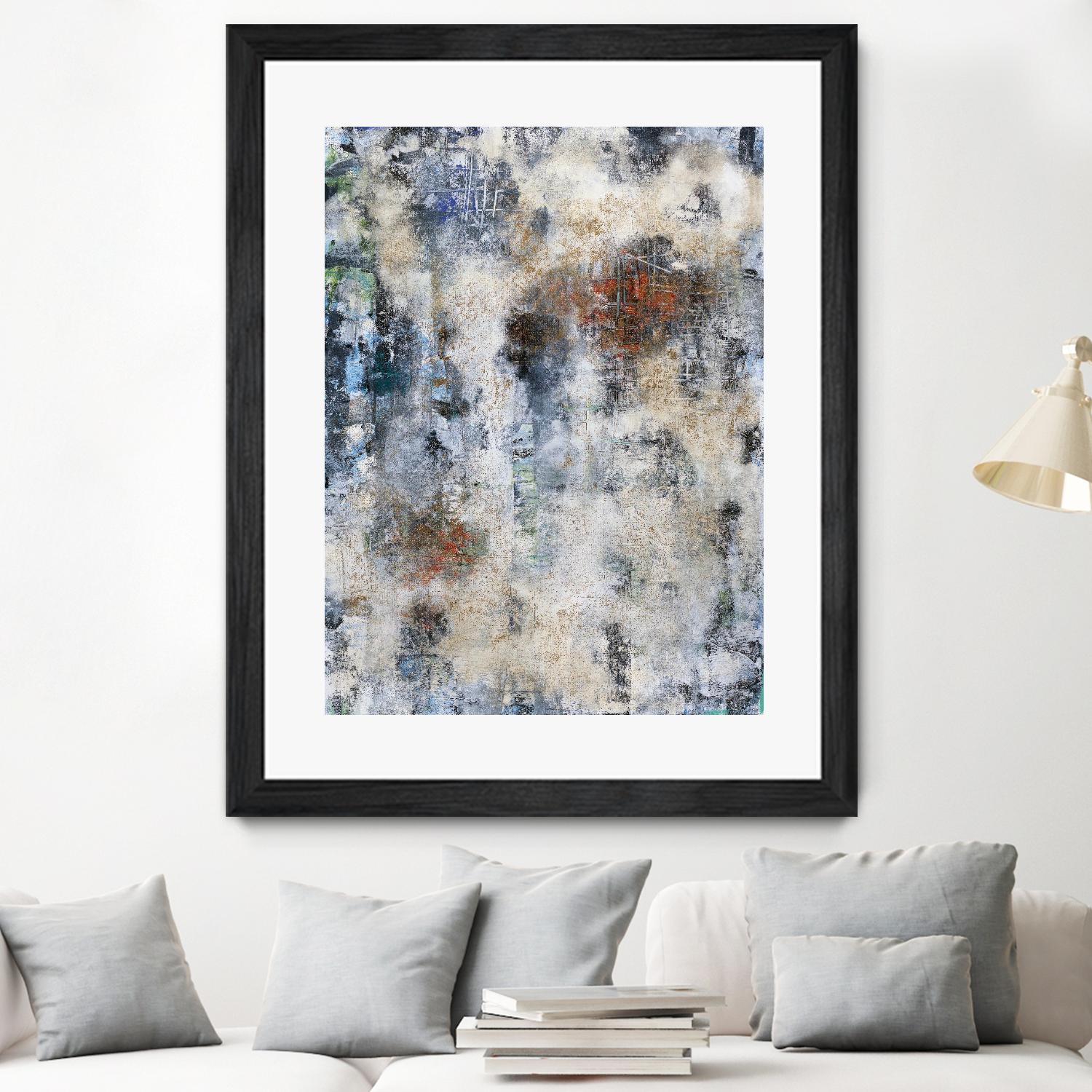 Constructed Concrete by Daleno Art on GIANT ART - red abstract abstrait