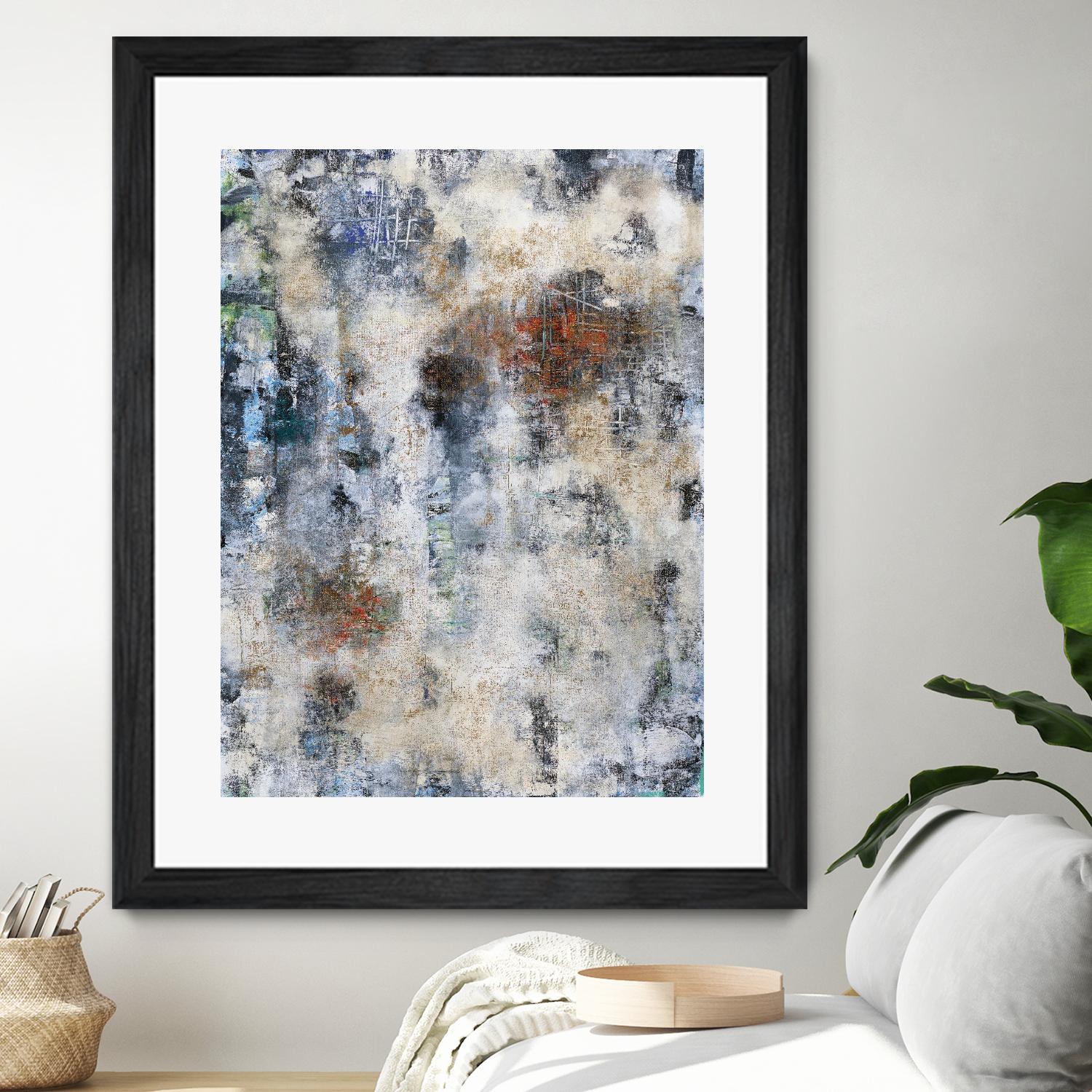 Constructed Concrete by Daleno Art on GIANT ART - red abstract abstrait