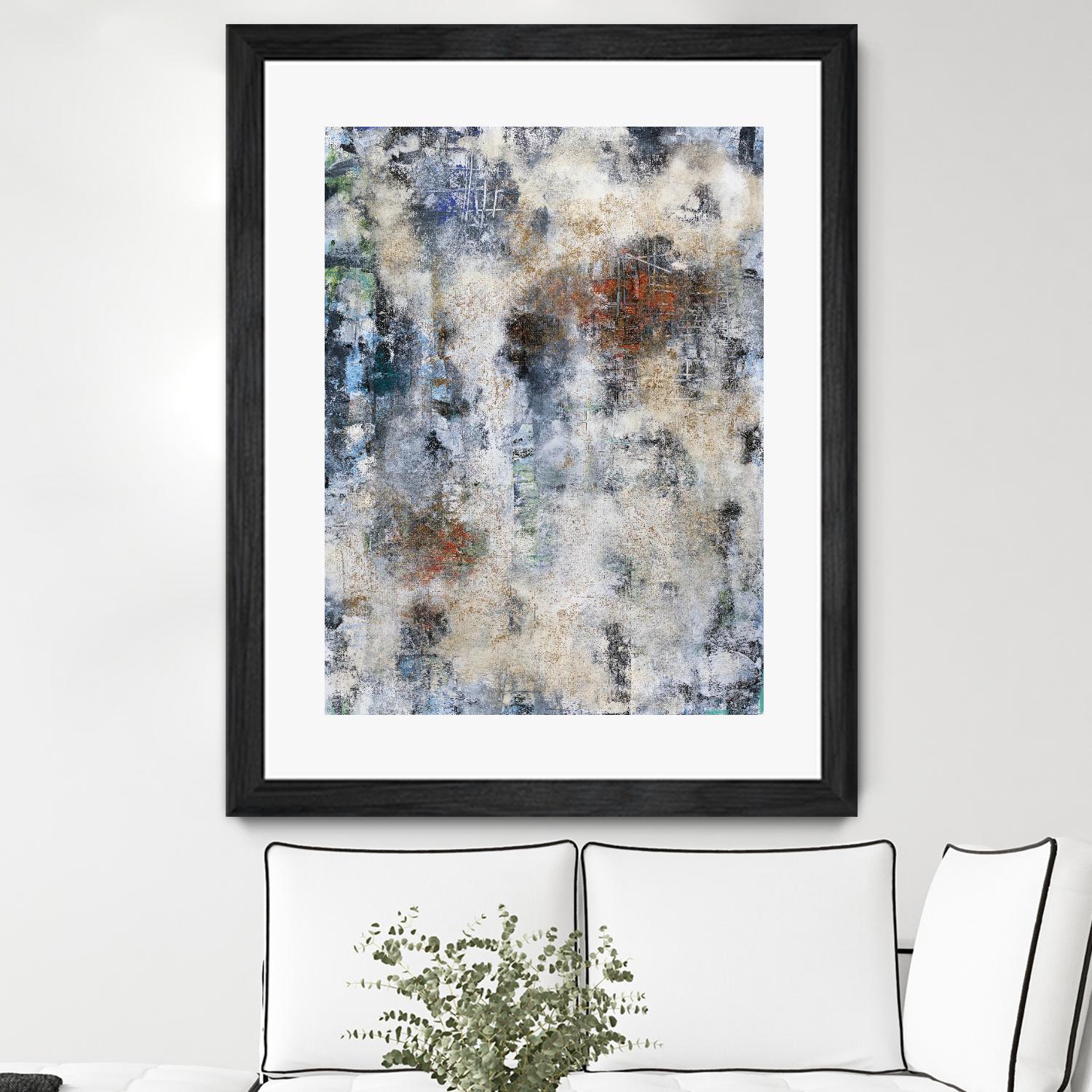 Constructed Concrete by Daleno Art on GIANT ART - red abstract abstrait