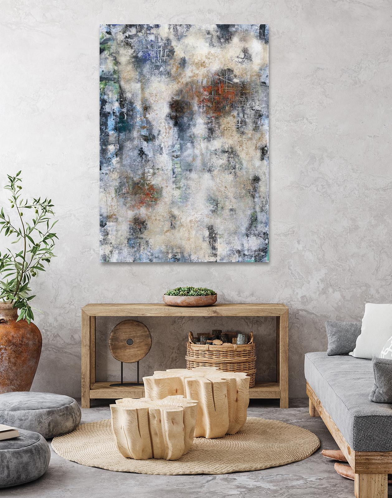 Constructed Concrete by Daleno Art on GIANT ART - red abstract abstrait