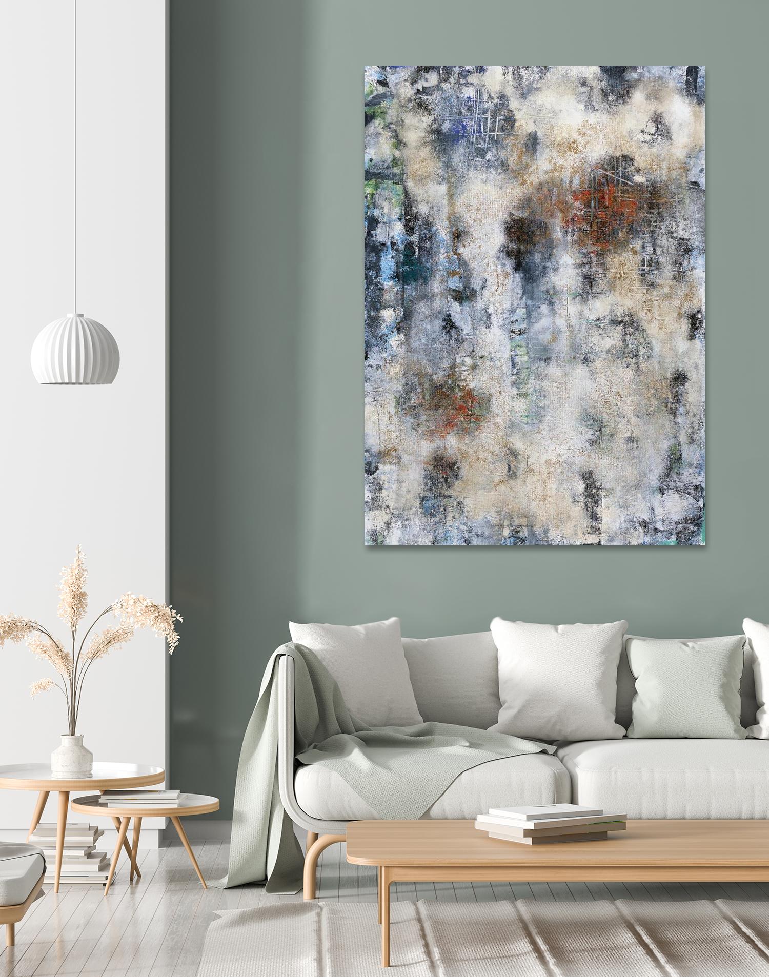 Constructed Concrete by Daleno Art on GIANT ART - red abstract abstrait