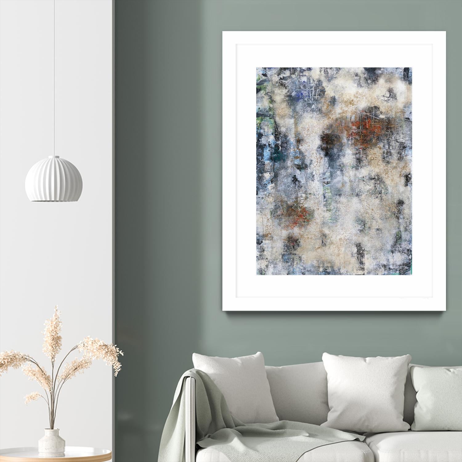 Constructed Concrete by Daleno Art on GIANT ART - red abstract abstrait