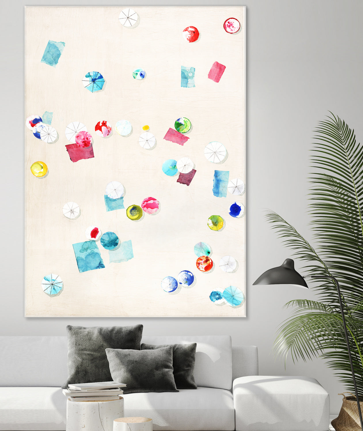 Fun Day Sunday by Daleno Art on GIANT ART - pink abstract