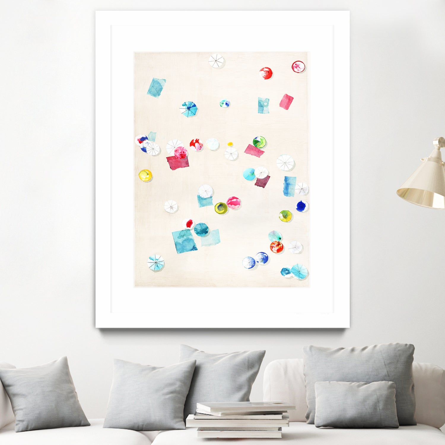 Fun Day Sunday by Daleno Art on GIANT ART - pink abstract