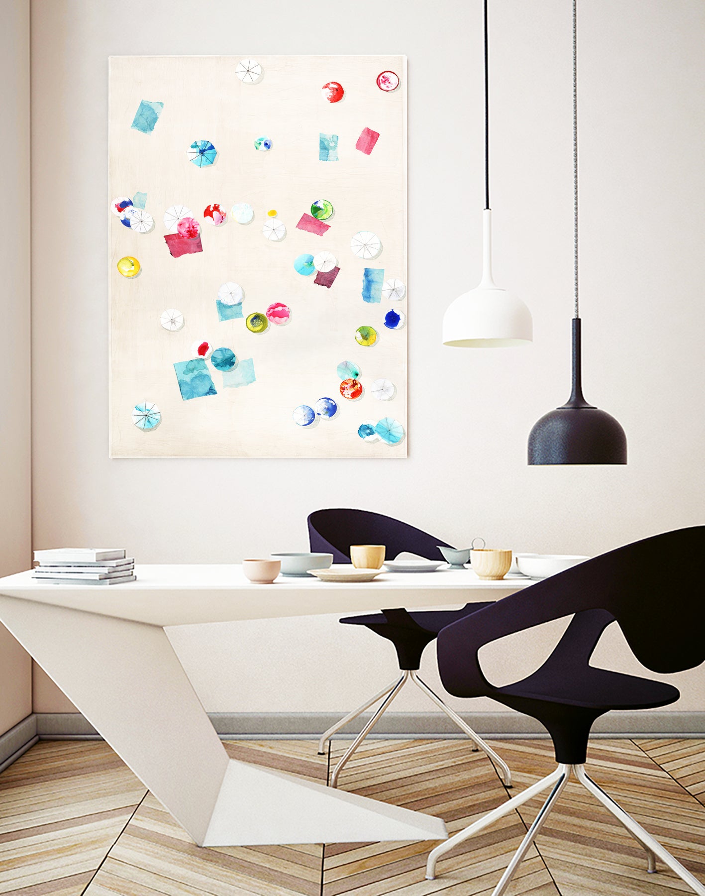 Fun Day Sunday by Daleno Art on GIANT ART - pink abstract