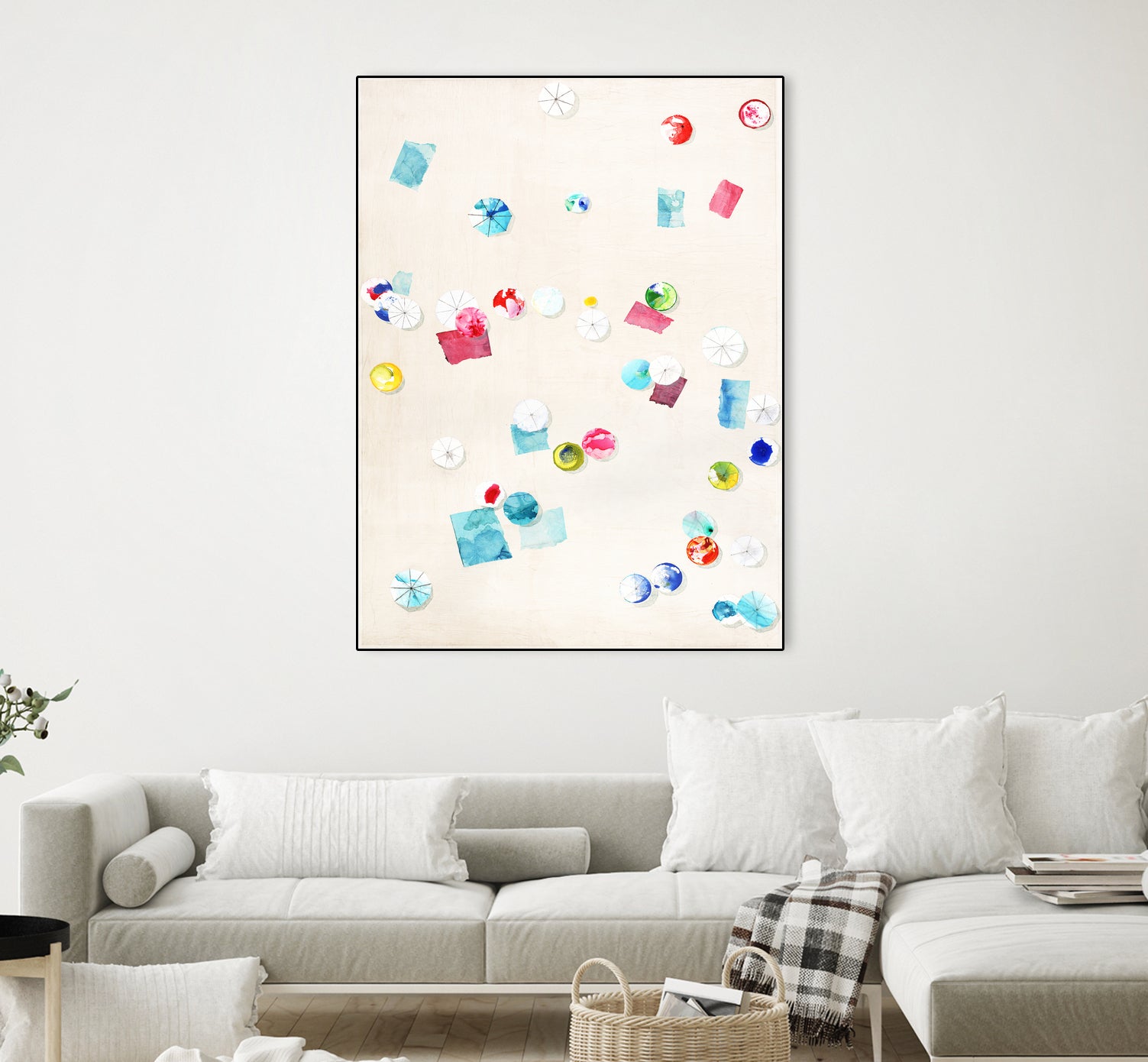 Fun Day Sunday by Daleno Art on GIANT ART - pink abstract