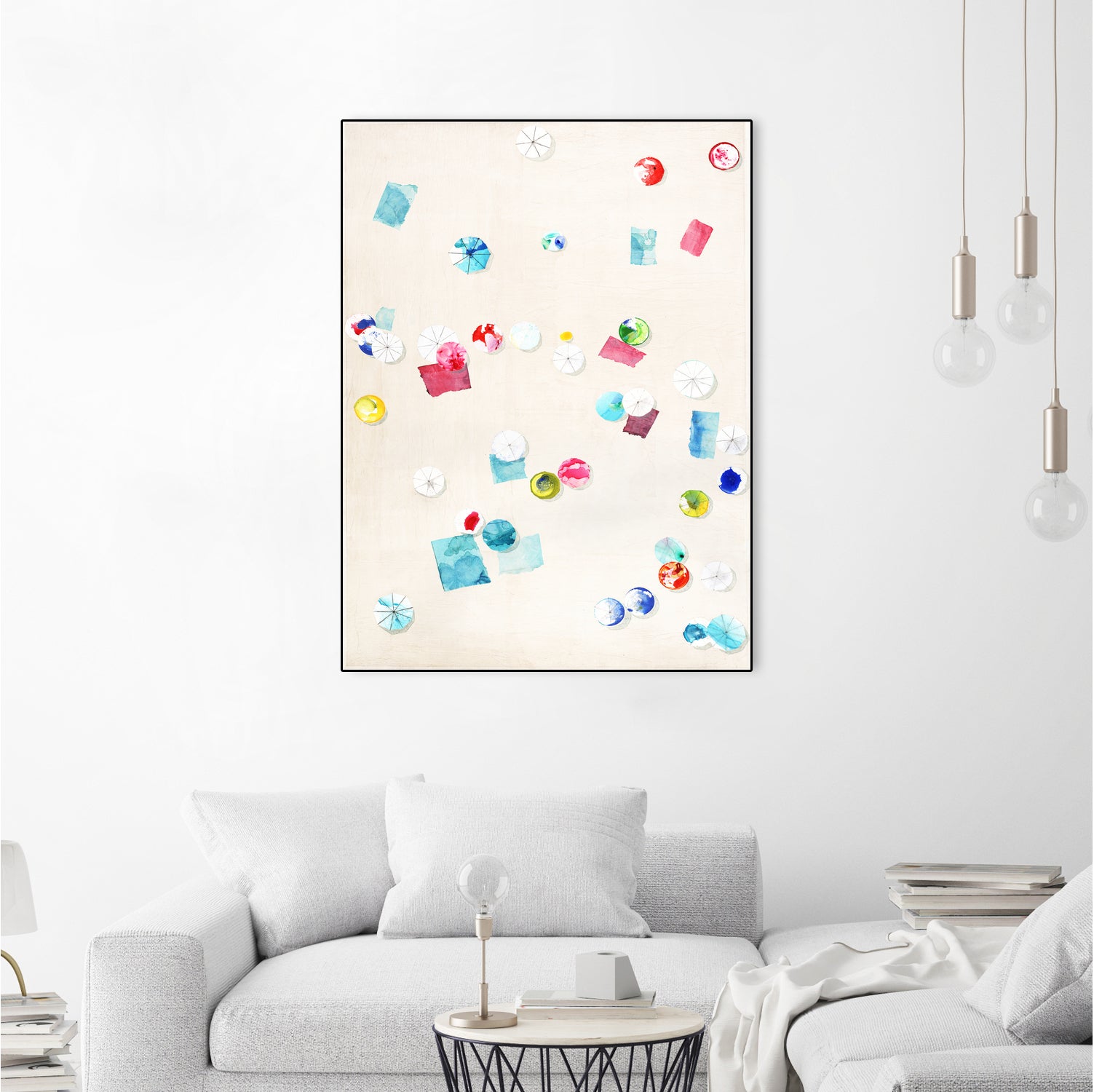 Fun Day Sunday by Daleno Art on GIANT ART - pink abstract