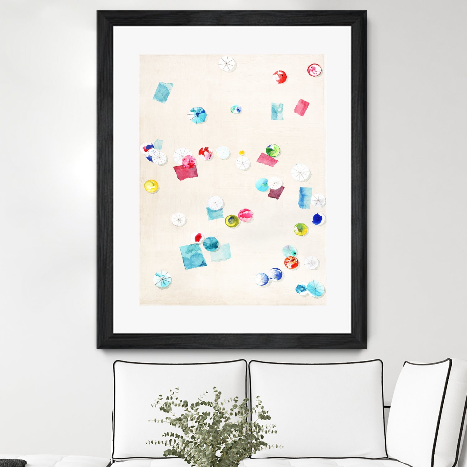 Fun Day Sunday by Daleno Art on GIANT ART - pink abstract