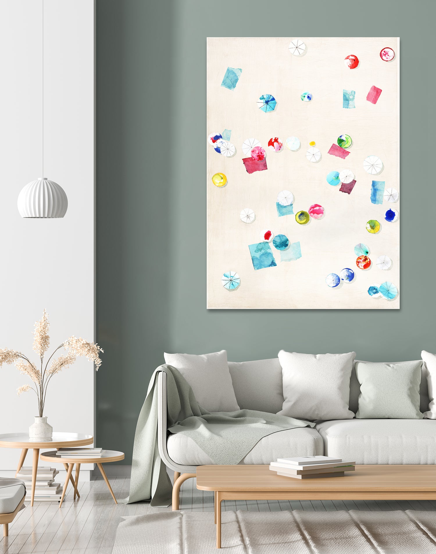Fun Day Sunday by Daleno Art on GIANT ART - pink abstract
