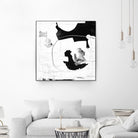 Traces of Silver III by Daleno Art on GIANT ART - black  black&white abstrait