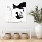 Traces of Silver III by Daleno Art on GIANT ART - black  black&white abstrait