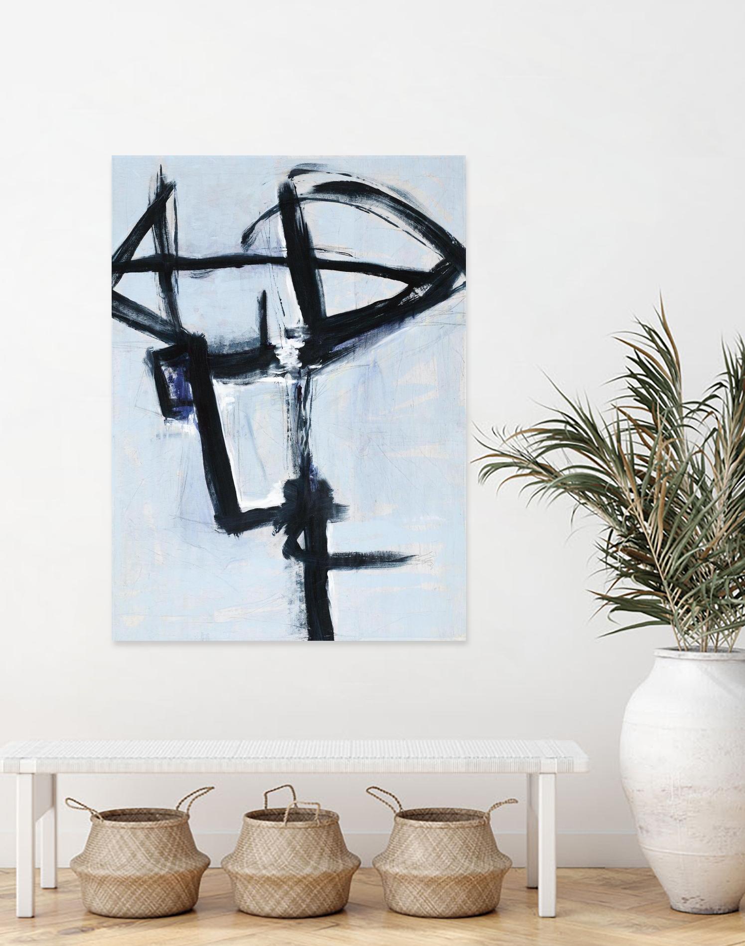 Contradictory Mind by Daleno Art on GIANT ART - white abstract abstrait