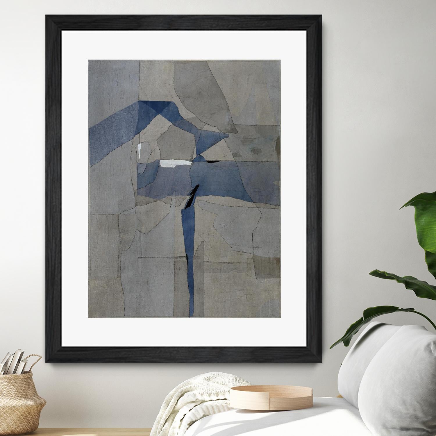 Survivor Puzzle by Daleno Art on GIANT ART - blue abstract abstrait