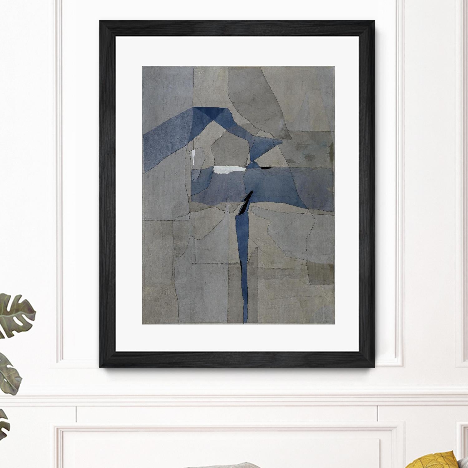 Survivor Puzzle by Daleno Art on GIANT ART - blue abstract abstrait