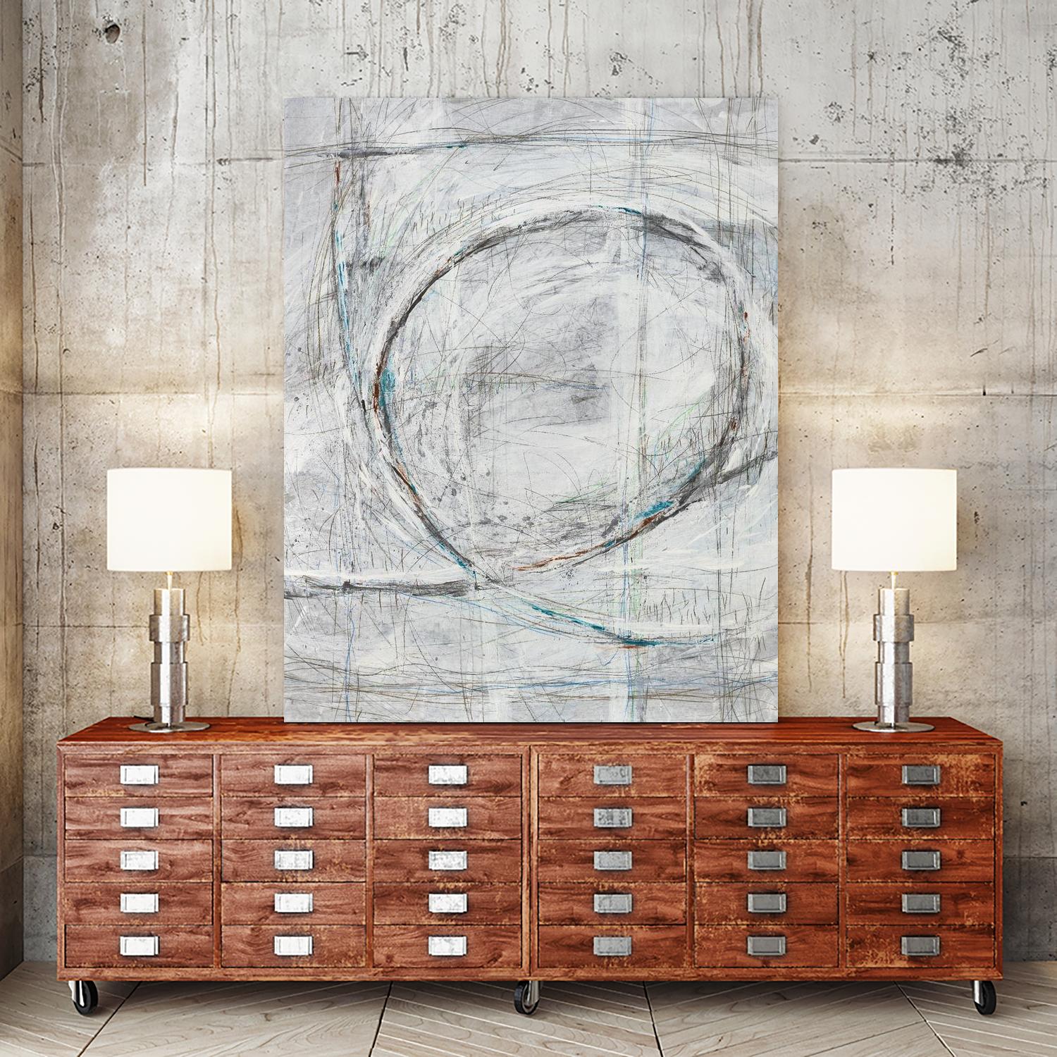 Mind Sketches by Daleno Art on GIANT ART - white abstract